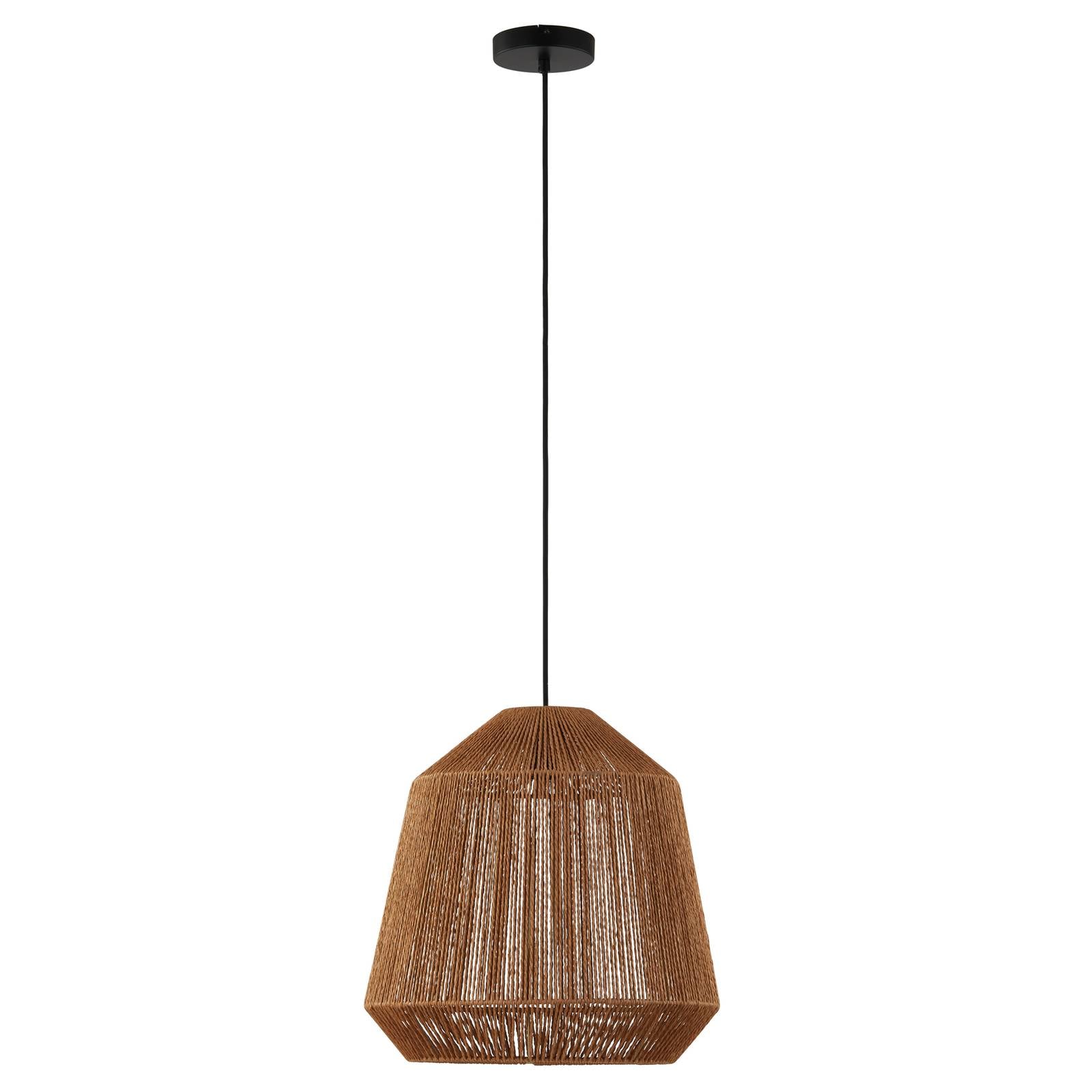 Lindby Hängeleuchte Otso, 40 cm hoch, Bambus, E27