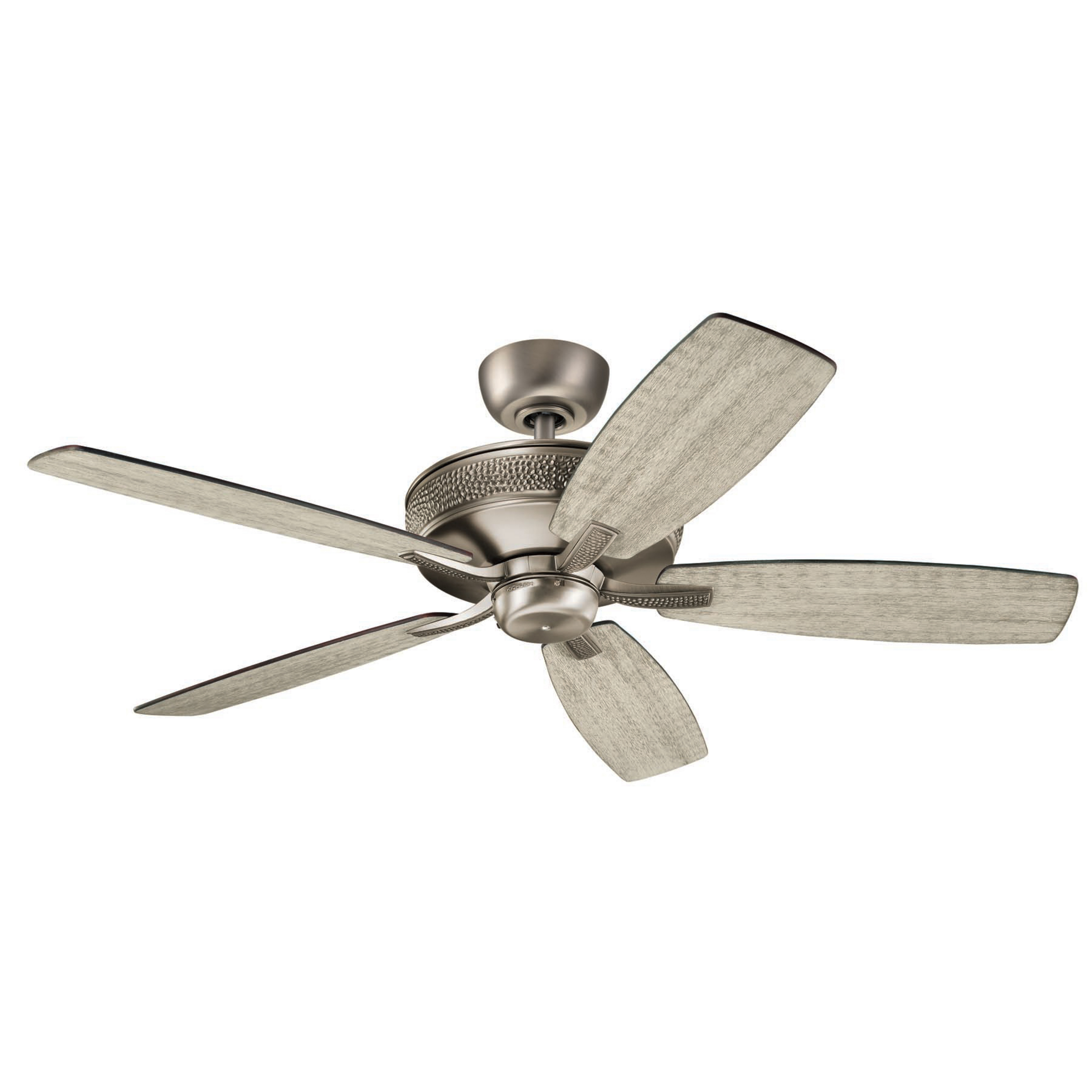 Monarch2 52 loftsventilator, antik tin børstet