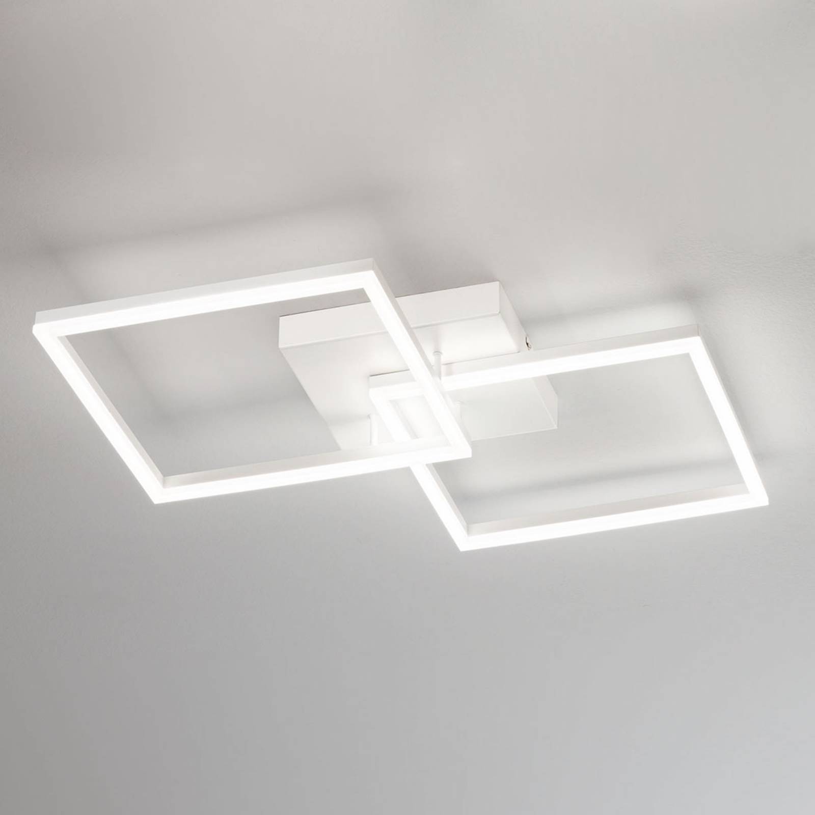 Nowoczesna lampa sufitowa LED Bard, biała