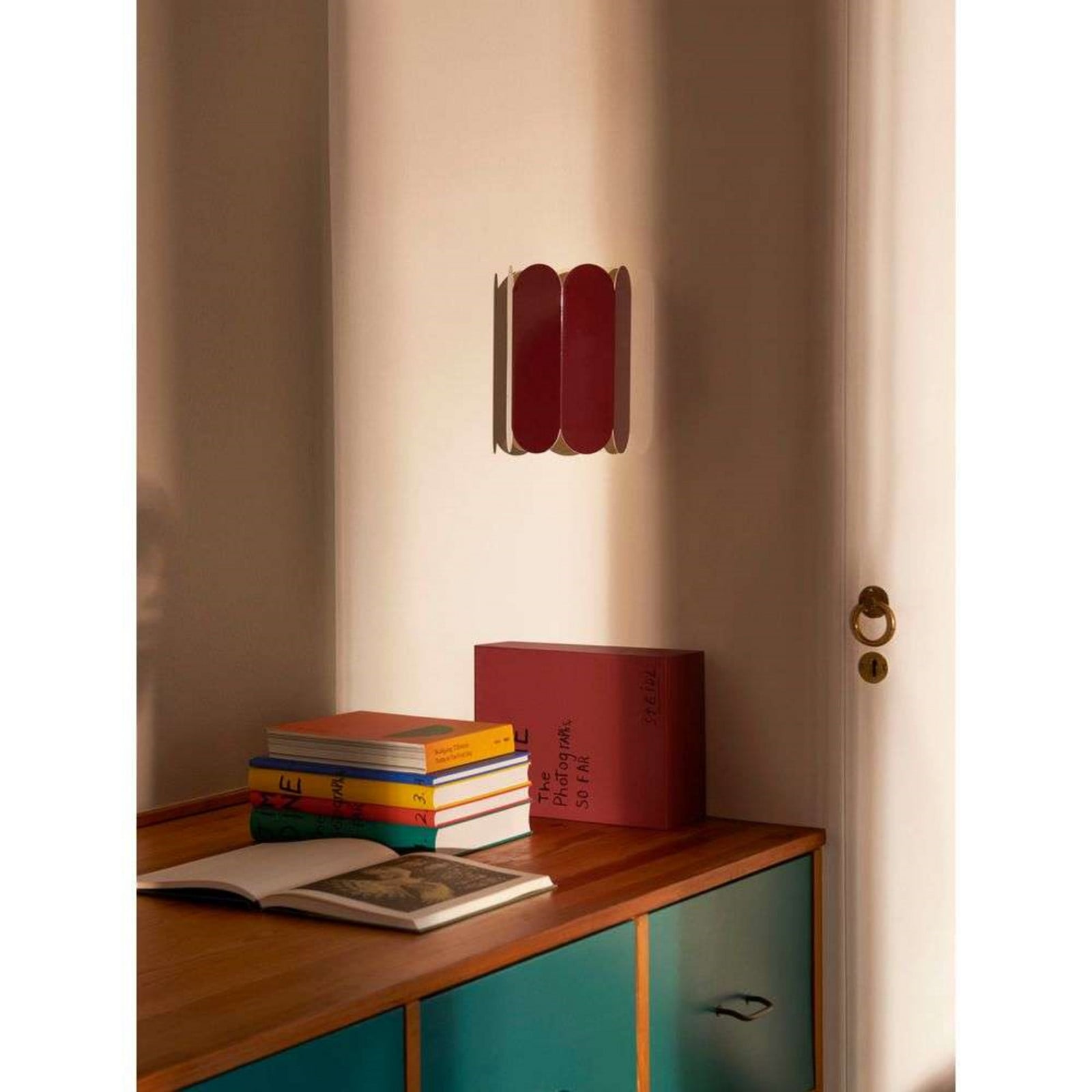 Arcs Sconce Wandleuchte Hardwired Auburn Red HAY - Wohnzimmer - Metall