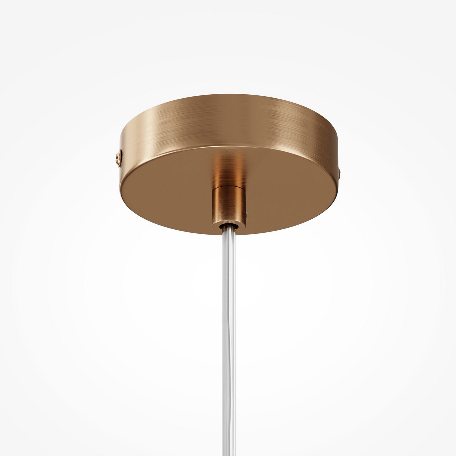 Maytoni lampada a sospensione Basic form, trasparente/oro, a 1 luce, vetro