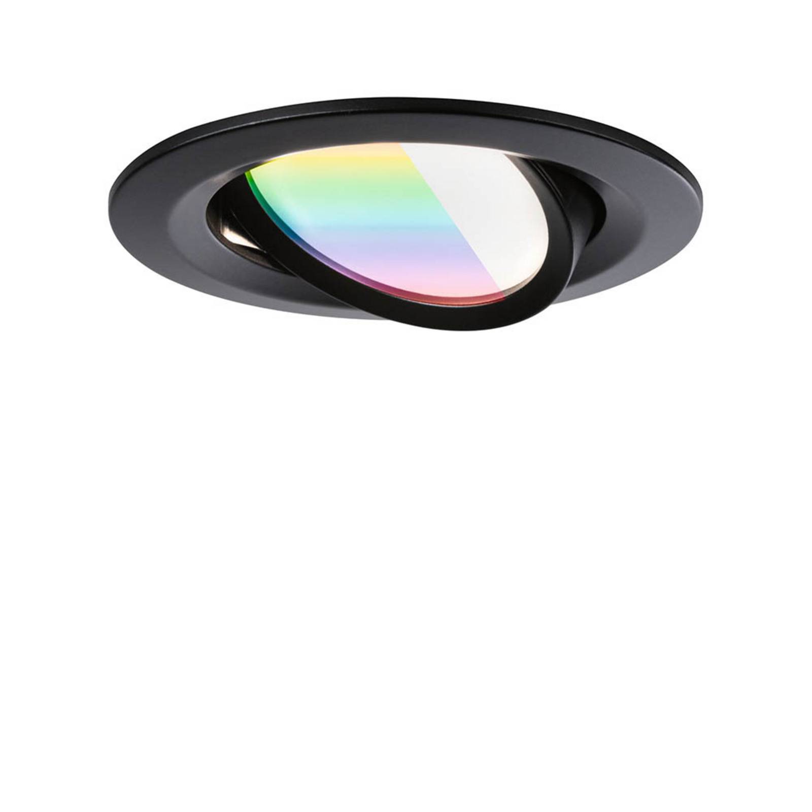 Paulmann LED-inbouwlamp Nova Coin Smart zwart RGBW set van 3 stuks 8,4 cm