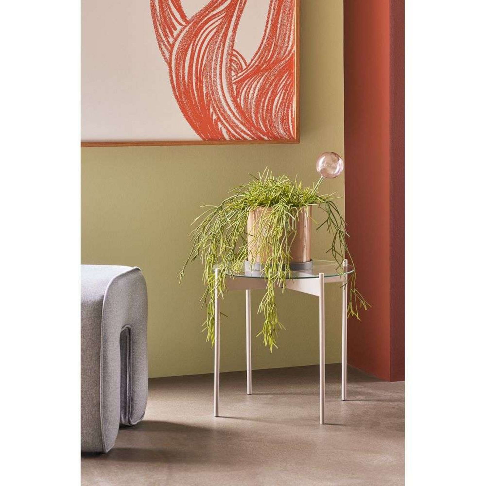 Beam Side Table Sand - Hübsch