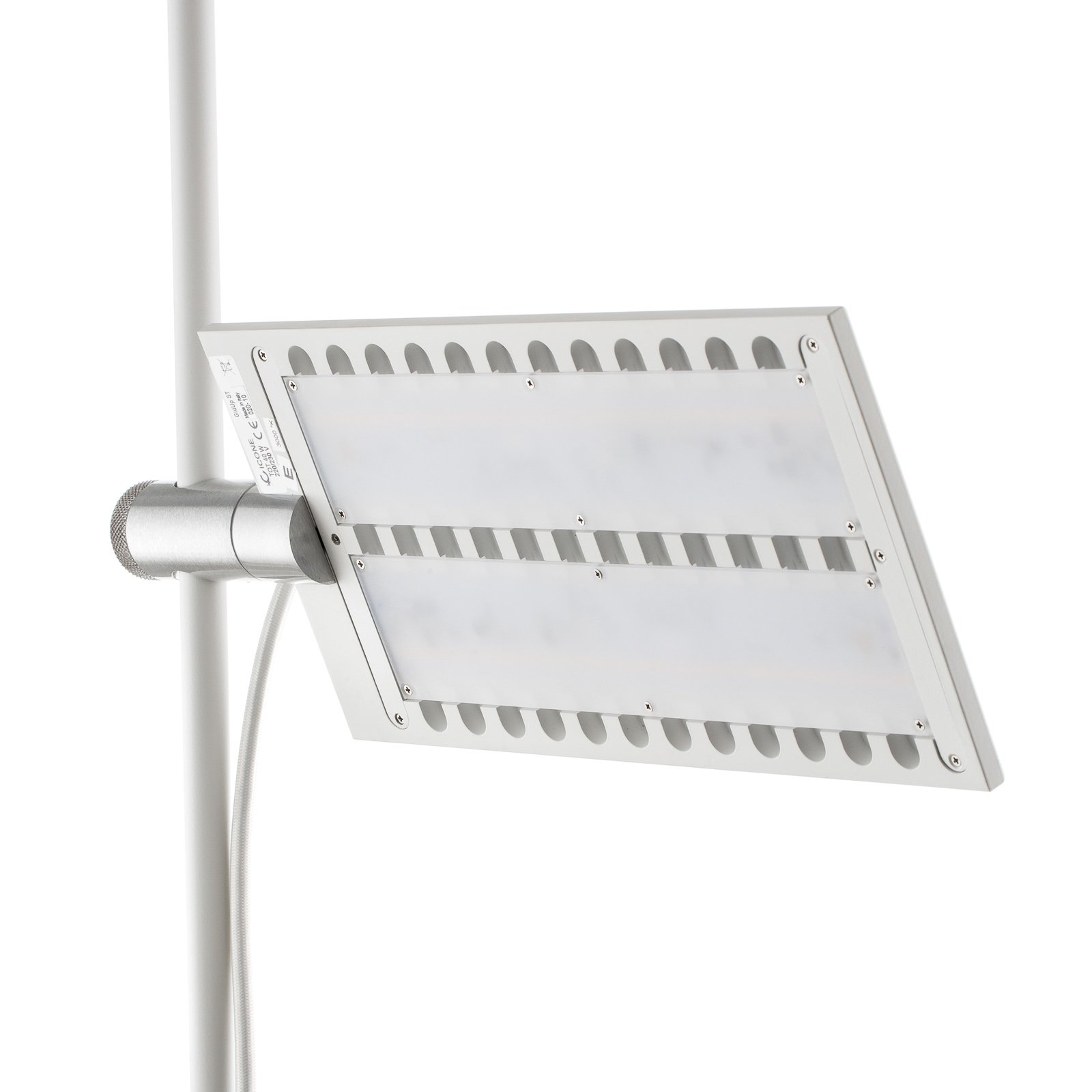 ICONE GiuUp LED stropní podložka, stmívatelná, bílá