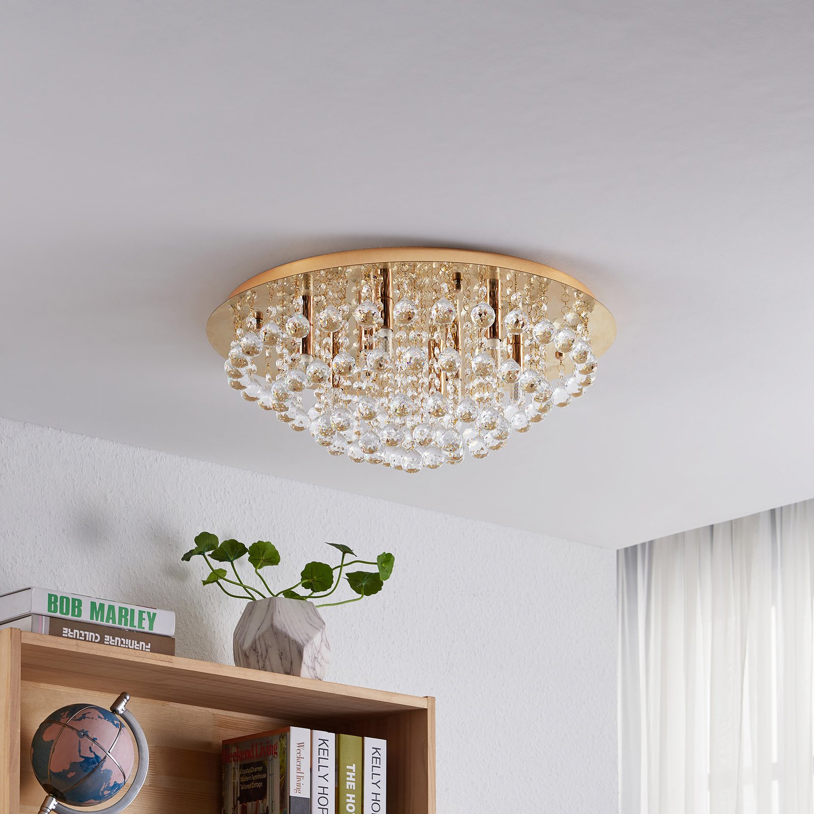 Gillion Candeeiro de Tecto Gold - Lindby