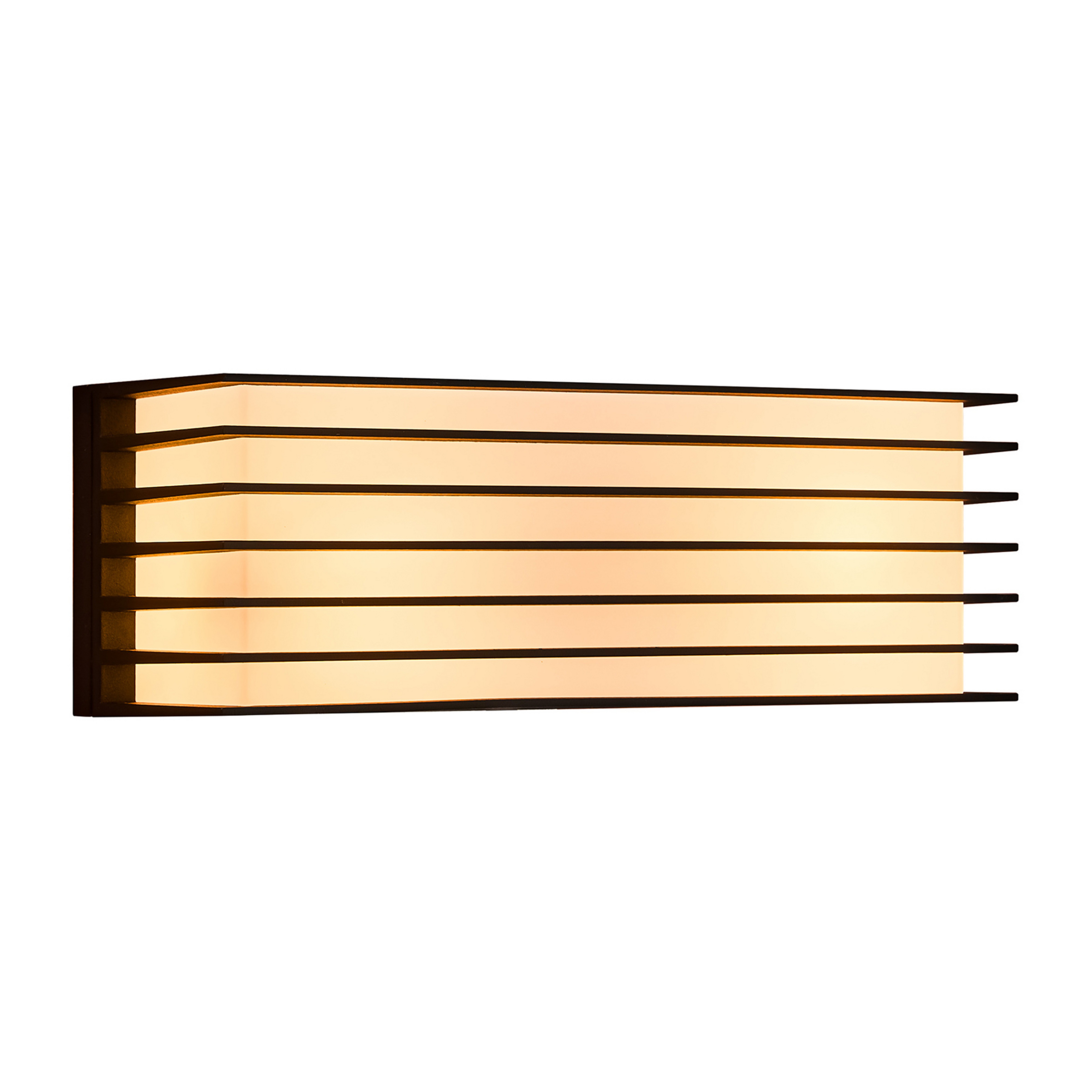 Applique d'extérieur Fluktus 28 avec lamelles, L 28,6cm