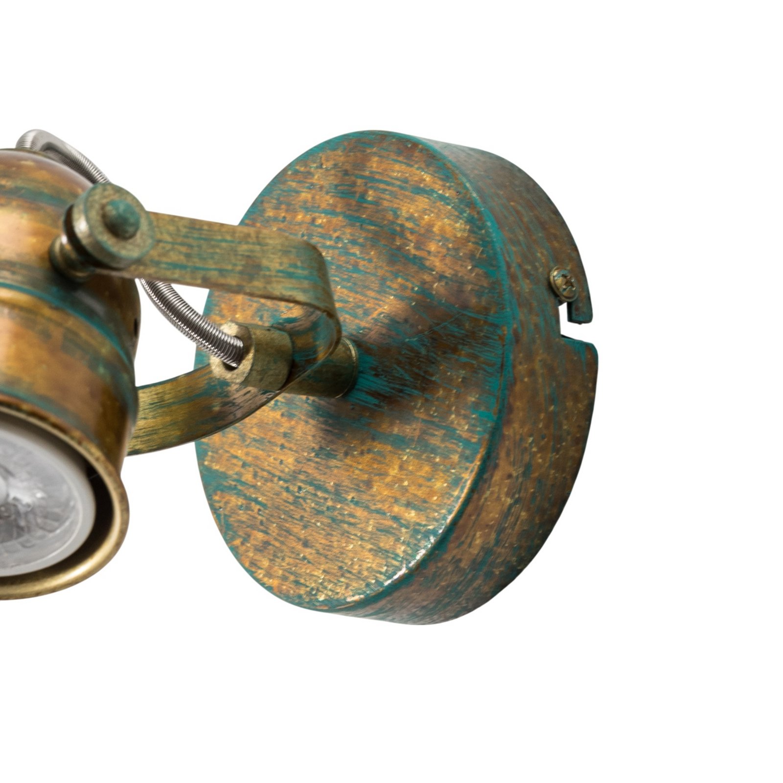 Lindby fali spotlámpa Leonor, zöld, fém, 1 lámpa, 9,5 cm