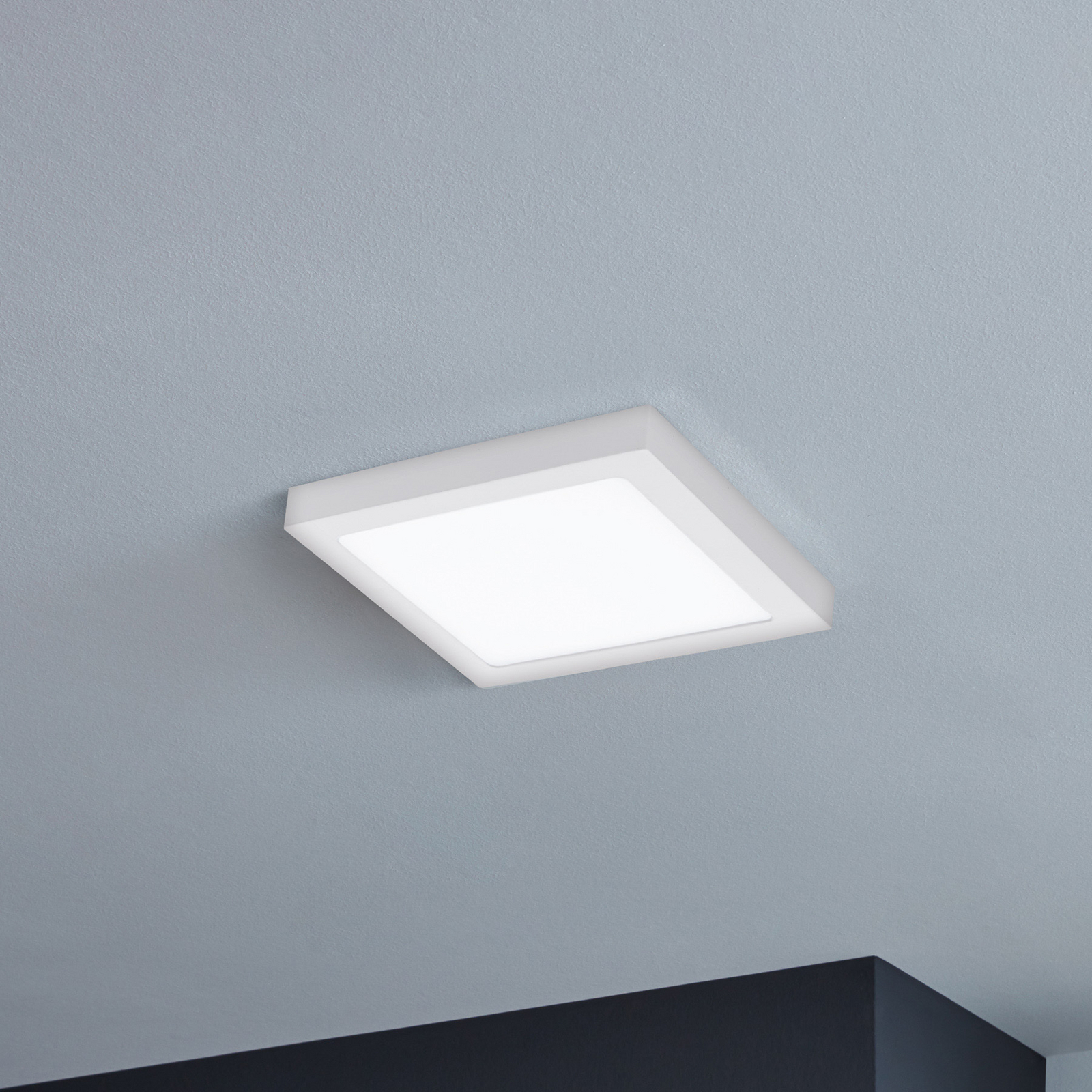 EGLO connect Fueva-C ceiling light angular 22.5 cm