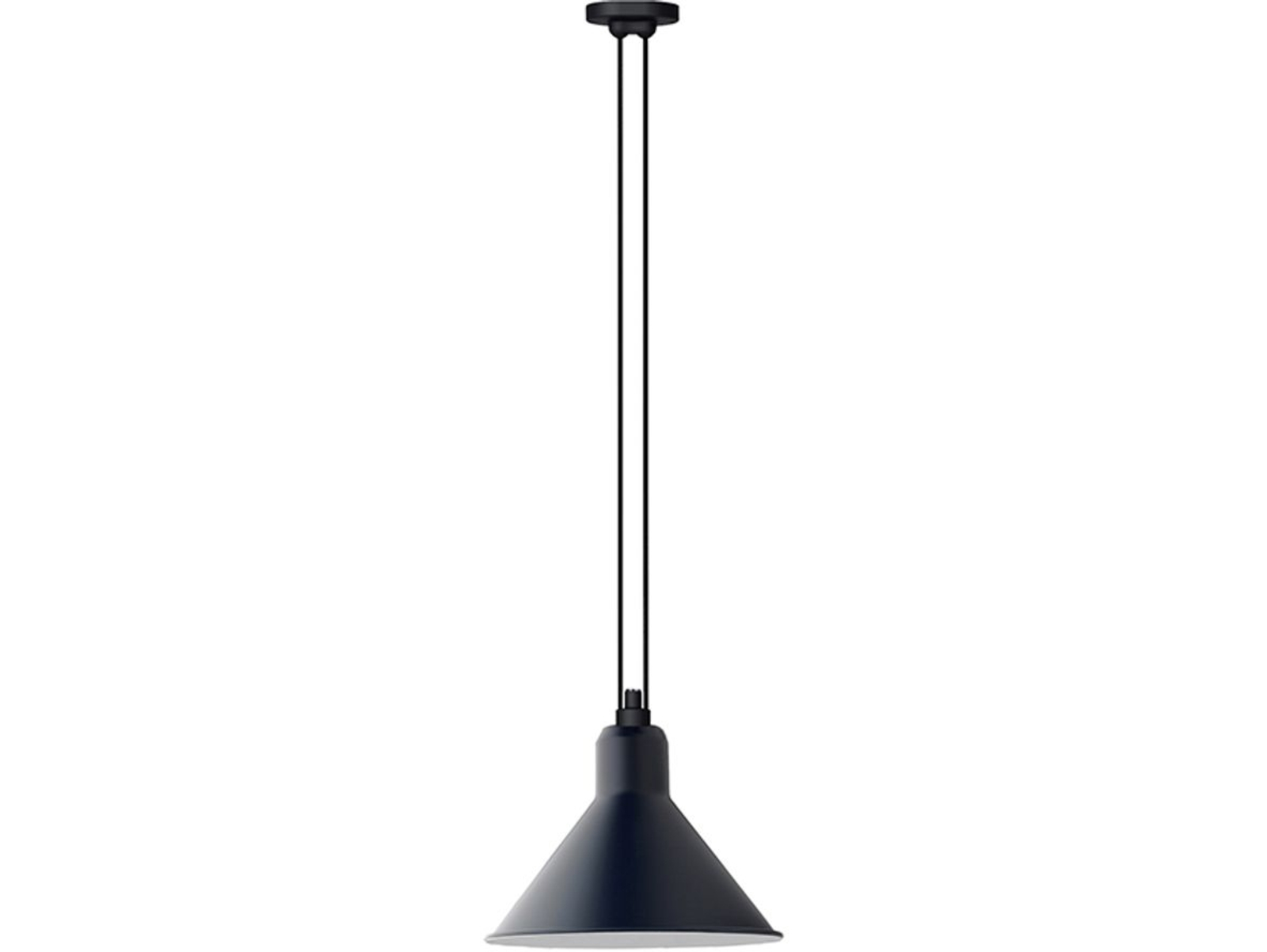 322 XL Lustră Pendul Conic Blue - Lampe Gras