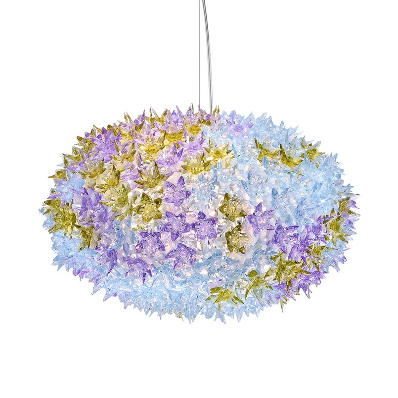 Kartell - Bloom S1 Pendelleuchte Lavendel