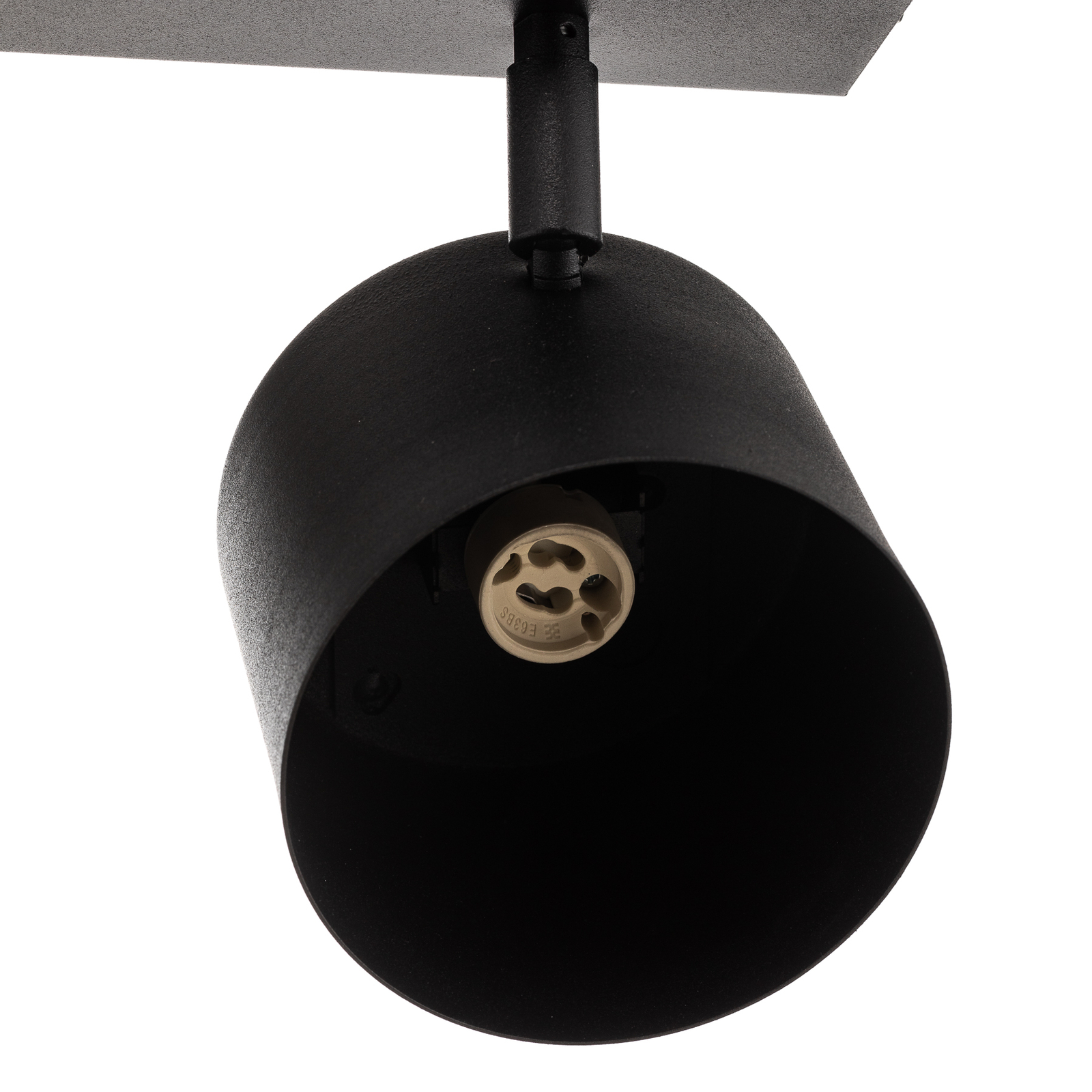 Spot pour plafond Bot, noir, à 2 lampes