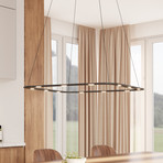 BYOK Piani Quadro LED-Hängelampe Gestensensor 48cm
