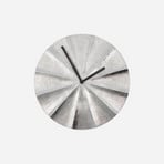 HDShow wall clock, silver-coloured, Ø 30 cm, metal - House Doctor