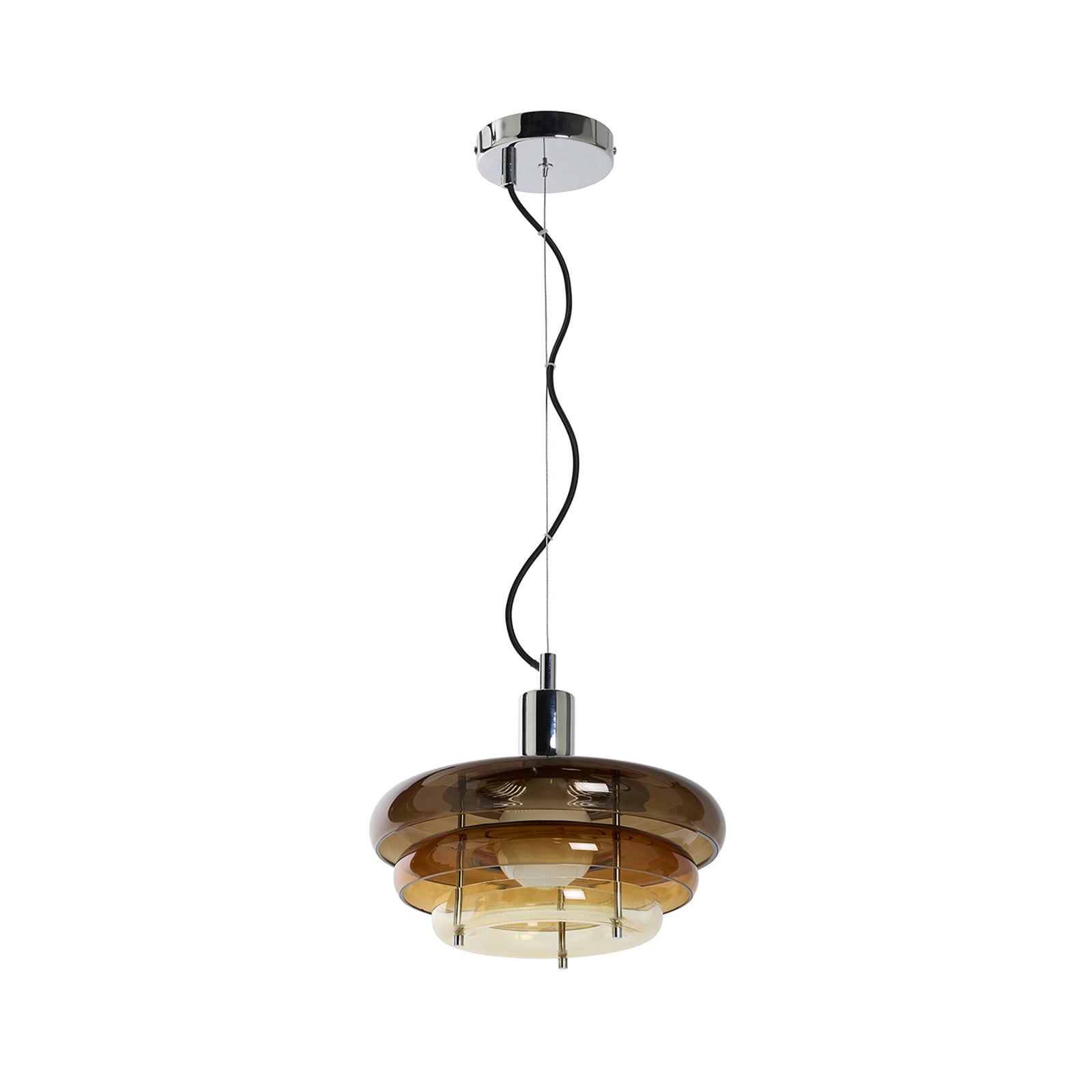 Viseća lampa "Zalazak sunca" Ø 28 cm, jantarna - MARKET SET