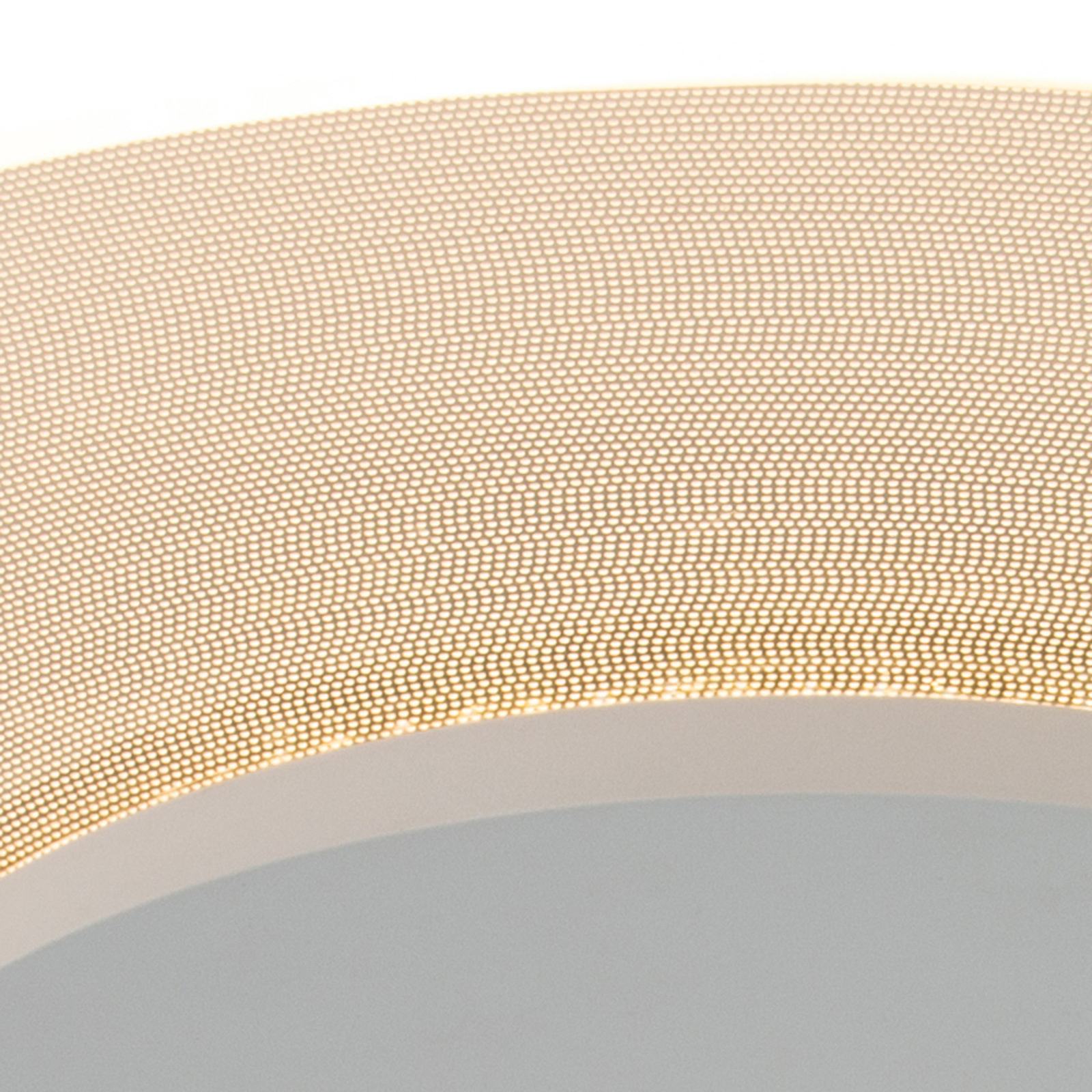 LED-loftslampe Lido, hvid, Ø 36 cm