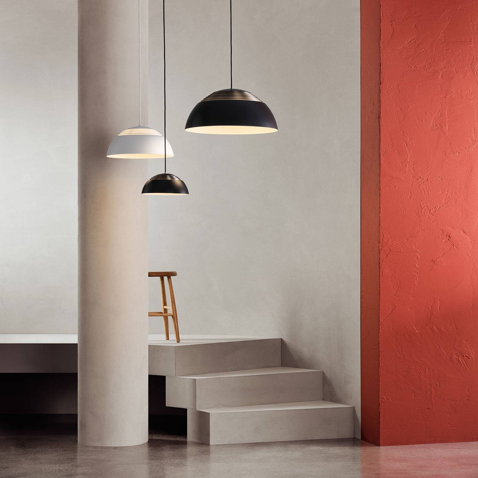 Louis Poulsen AJ Royal lampa wisząca 50 LED czarna