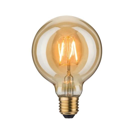 Pauleen filament LED bulb G95 E27 2.7 W gold 1,700K