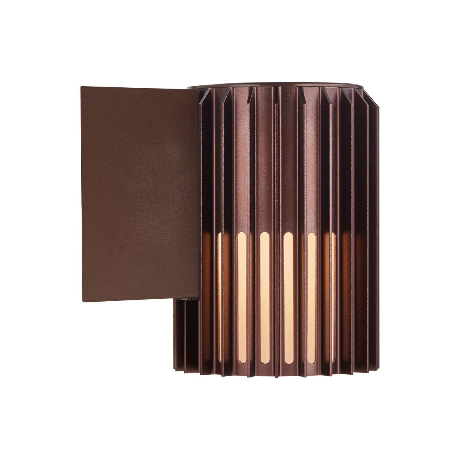 Aludra Buiten Wandlamp Seaside Brown Metallic - Nordlux