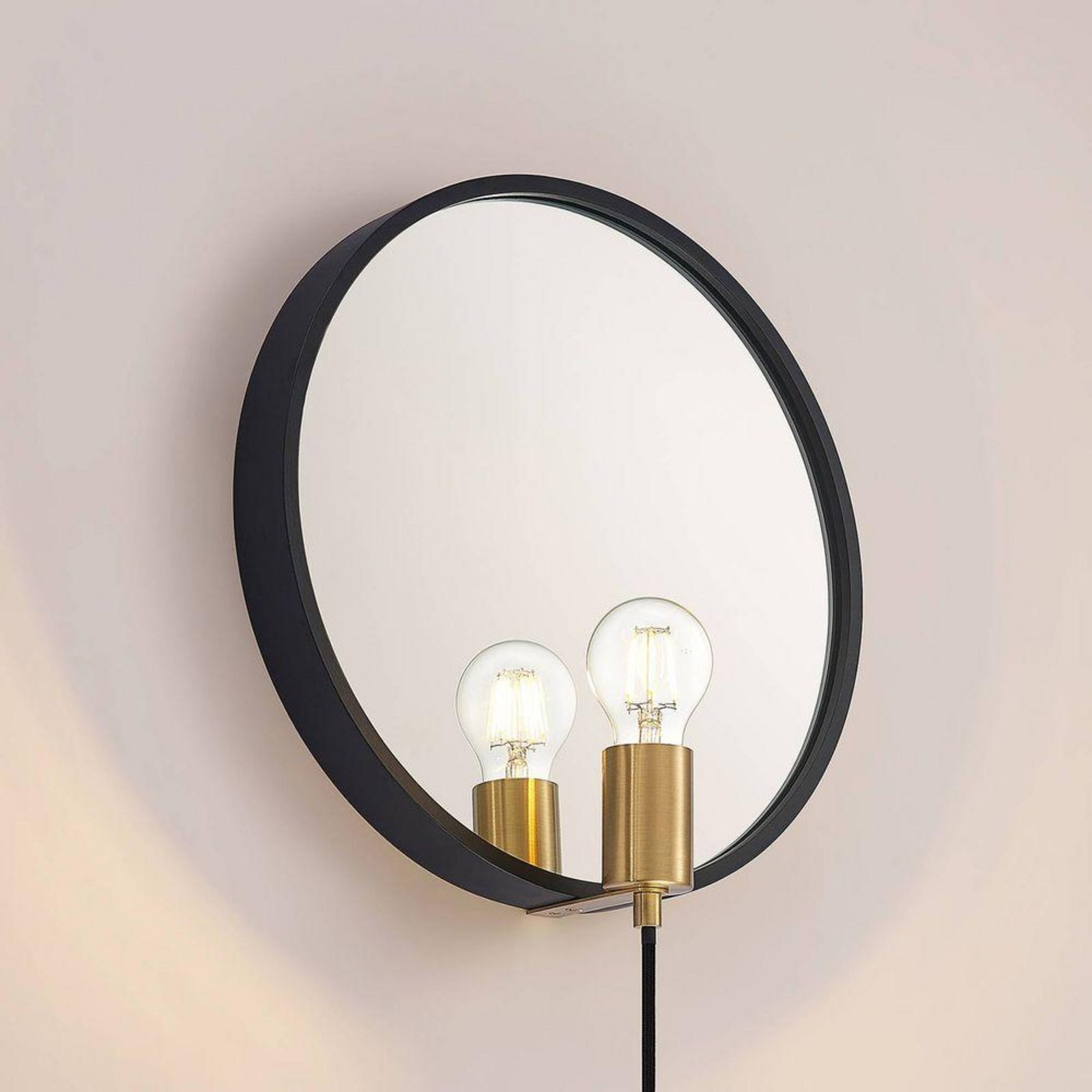 Lumani Candeeiro de Parede com Mirror Black - Lucande