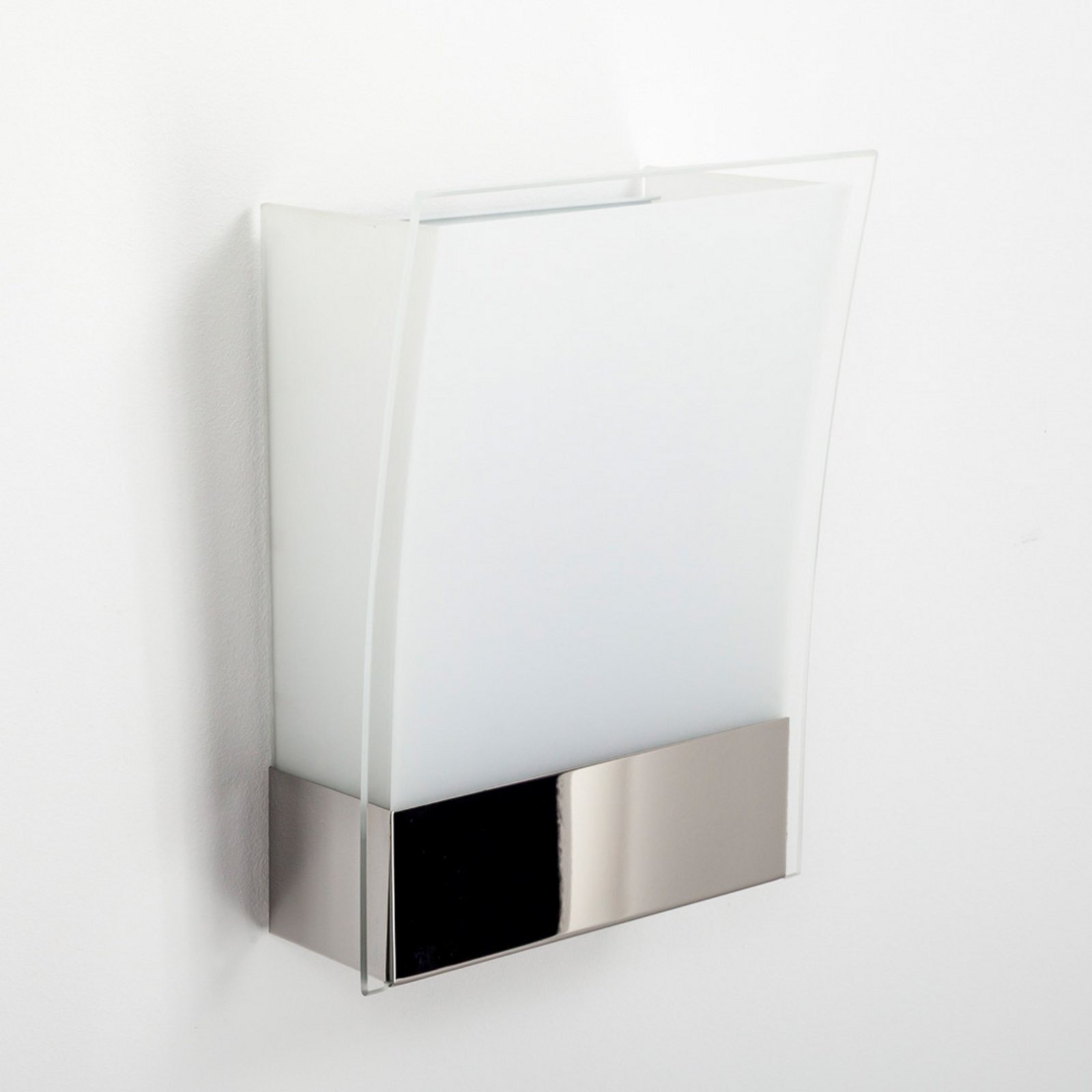 Malthe Applique Murale Chrome/Satin White - Lindby