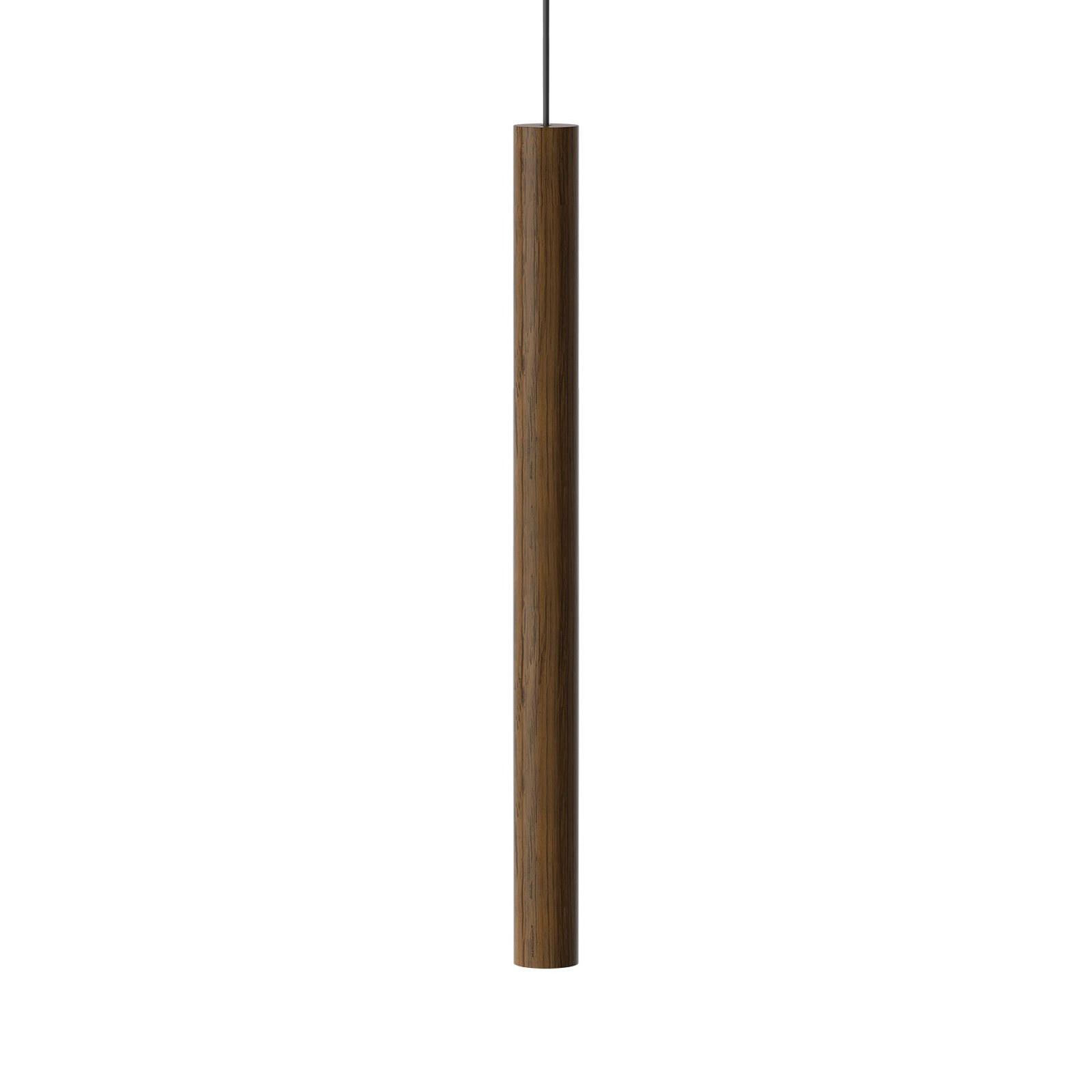 UMAGE Chimes Tall LED pendant light, dark oak, for Living / Dining Room, wood, metal, 2 W, energy efficiency: A+, H: 44 cm