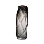 ferm LIVING Vaas Water Swirl Tall, grijs, hoogte 47 cm, glas