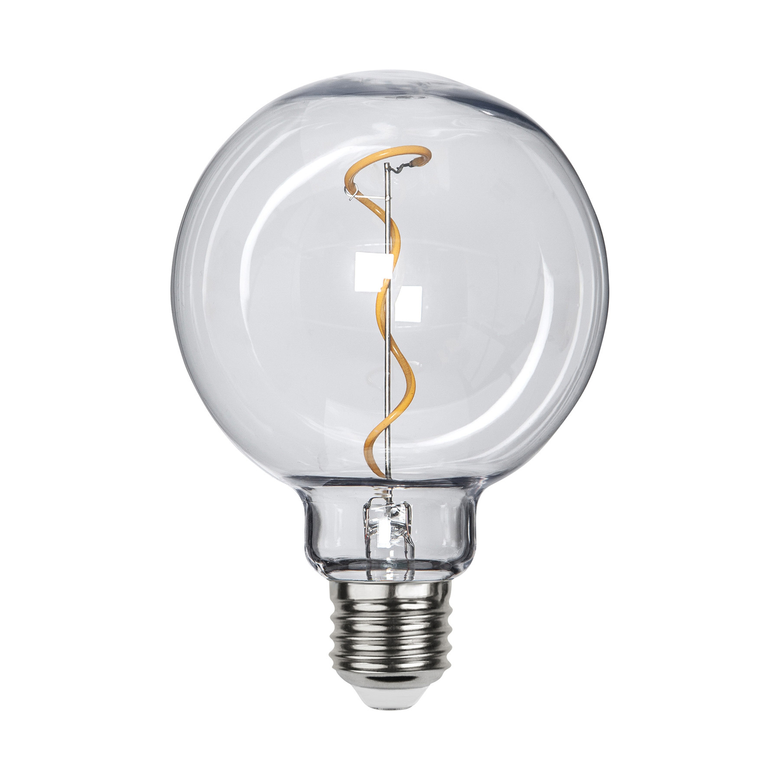 Globe LED bulb G95 E27 1 W 2,200 K filament look