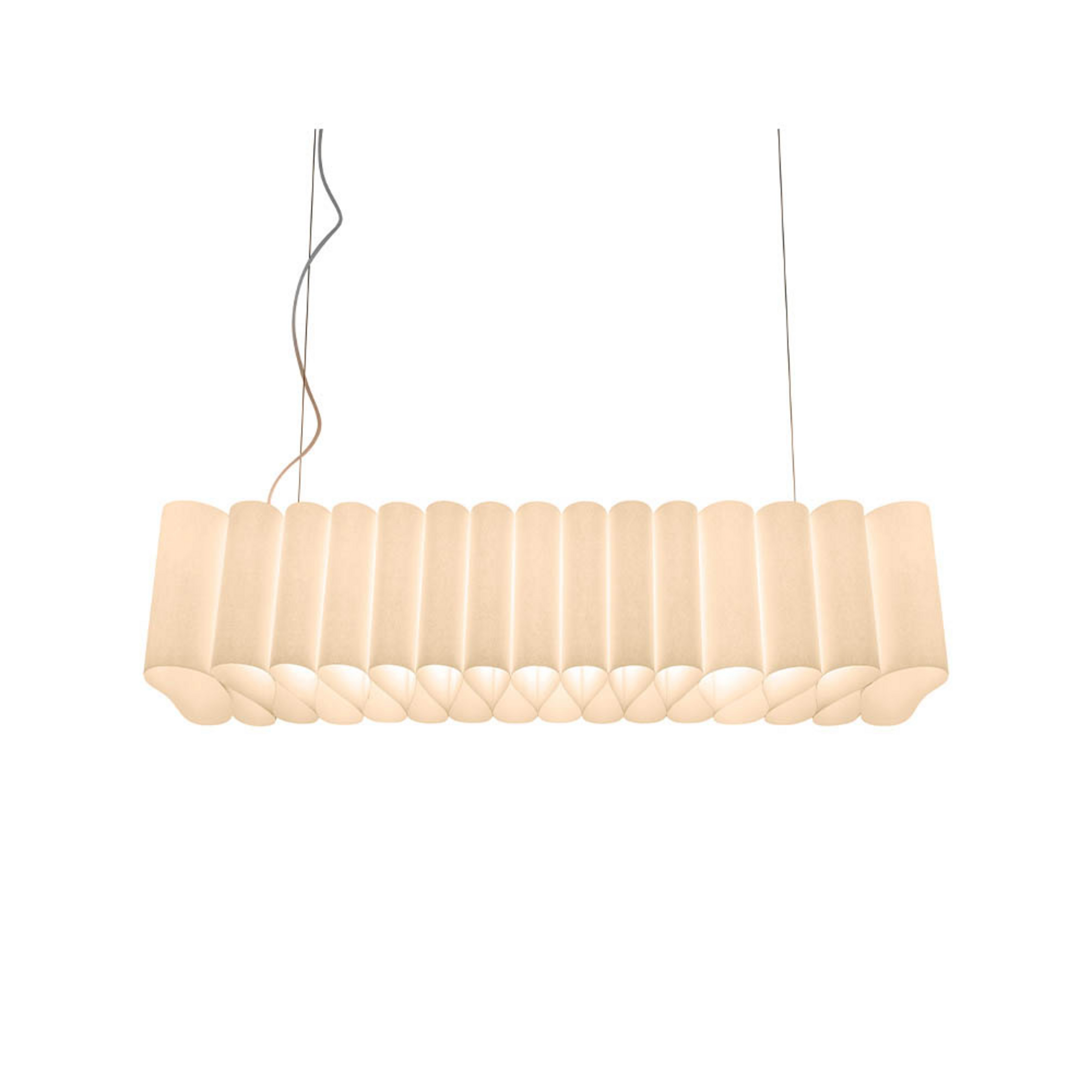 Candeeiro suspenso Pli Linear Branco - Foscarini