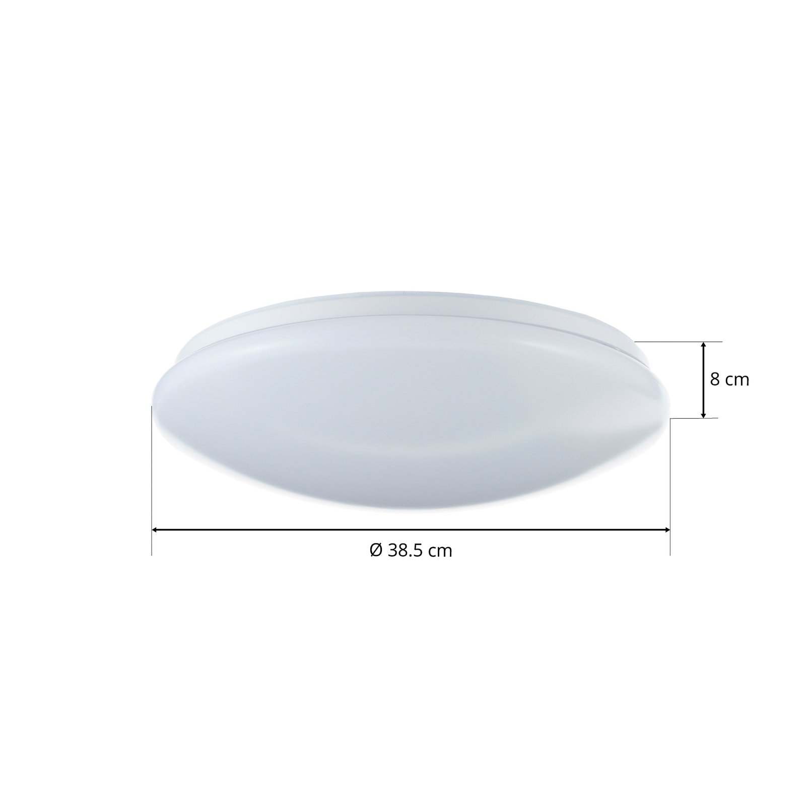 Candeeiro de teto LED Altona LW3, branco quente Ø 38,5 cm