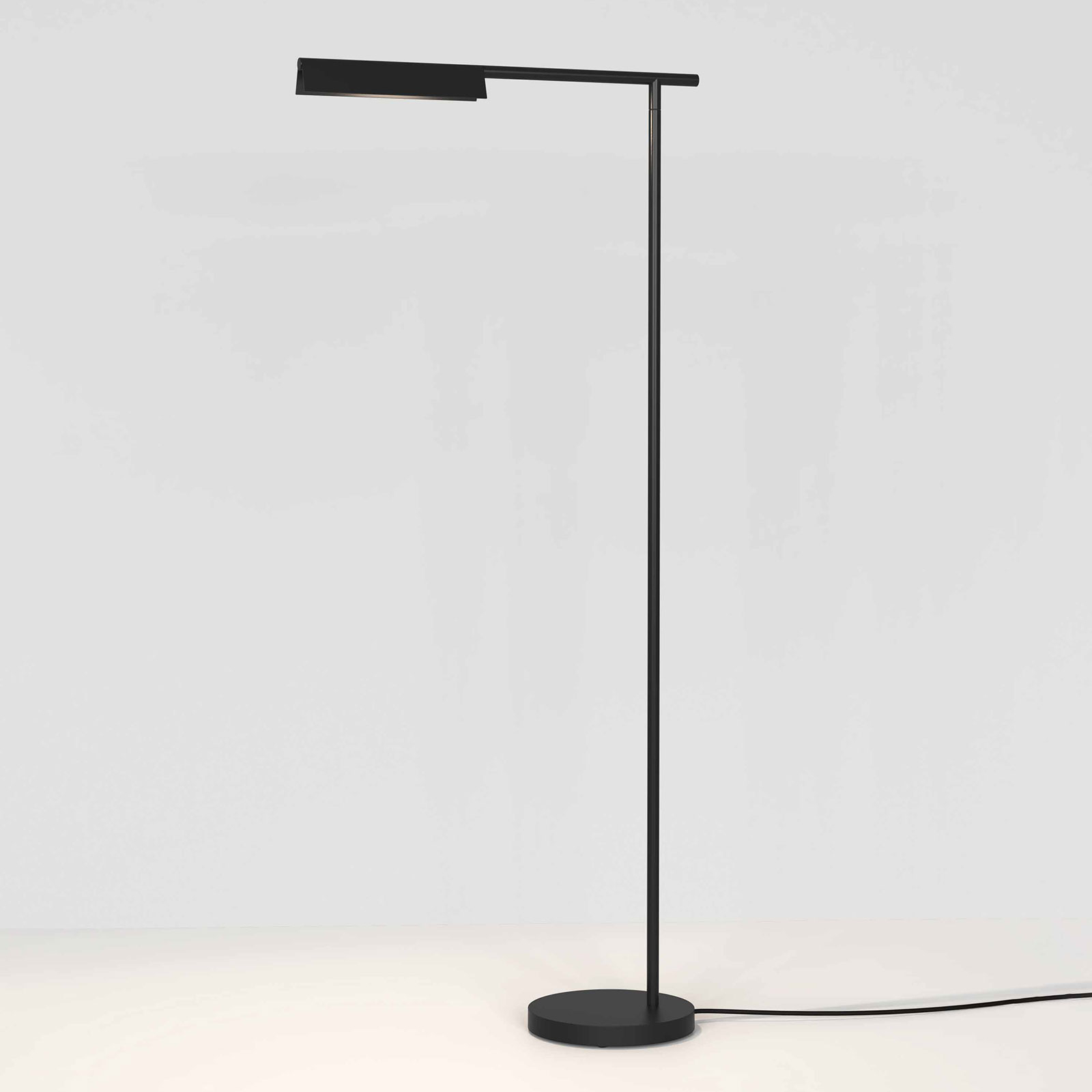 Astro Fold LED floor lamp matt black, for Living / Dining Room, steel, 8.1 W, energy efficiency: A+, W: 22 cm, H: 125.5 cm