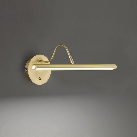 LED-Wandleuchte Nami mit Schalter, CCT, messing