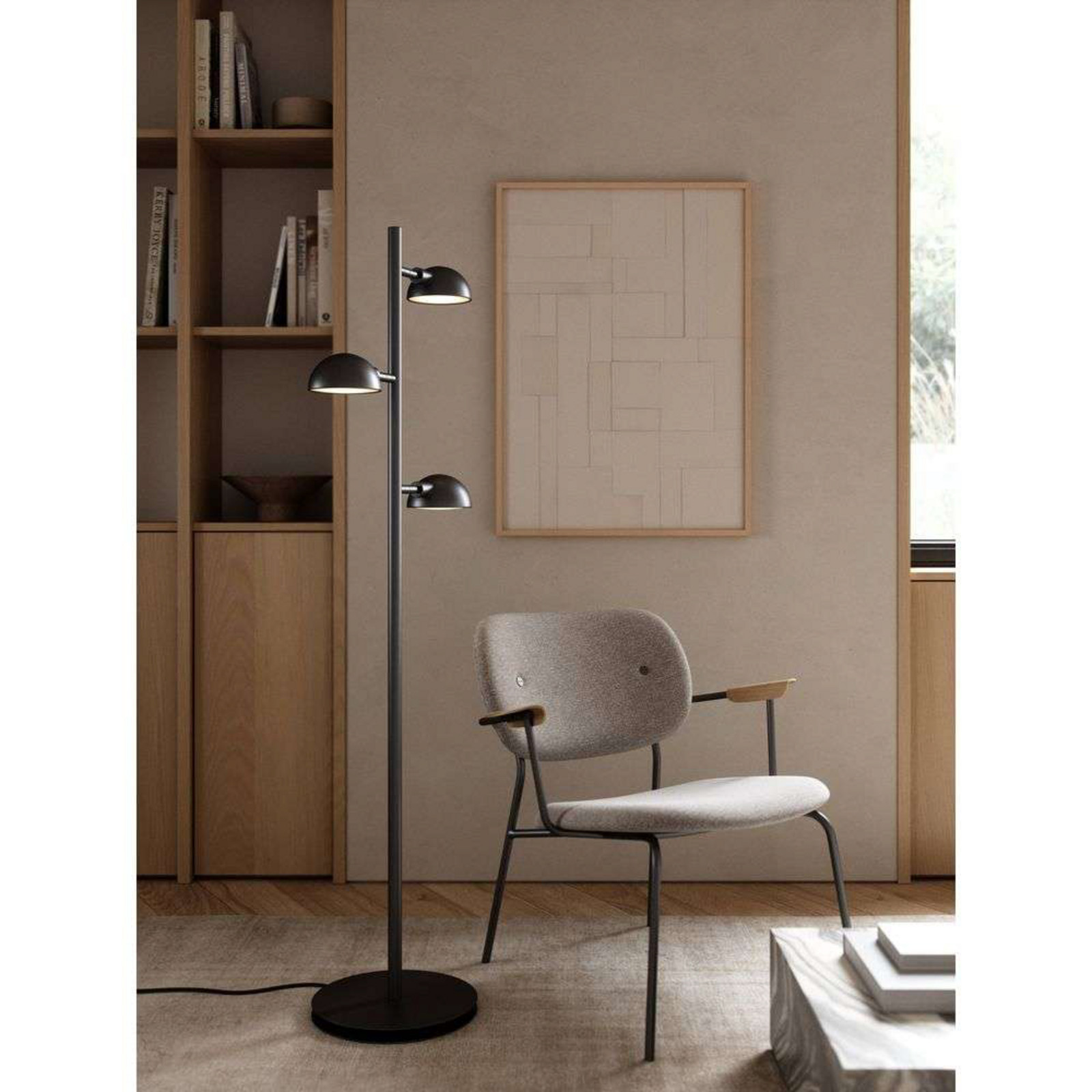 Nomi Golvlampa Black DFTP by Nordlux - Metall