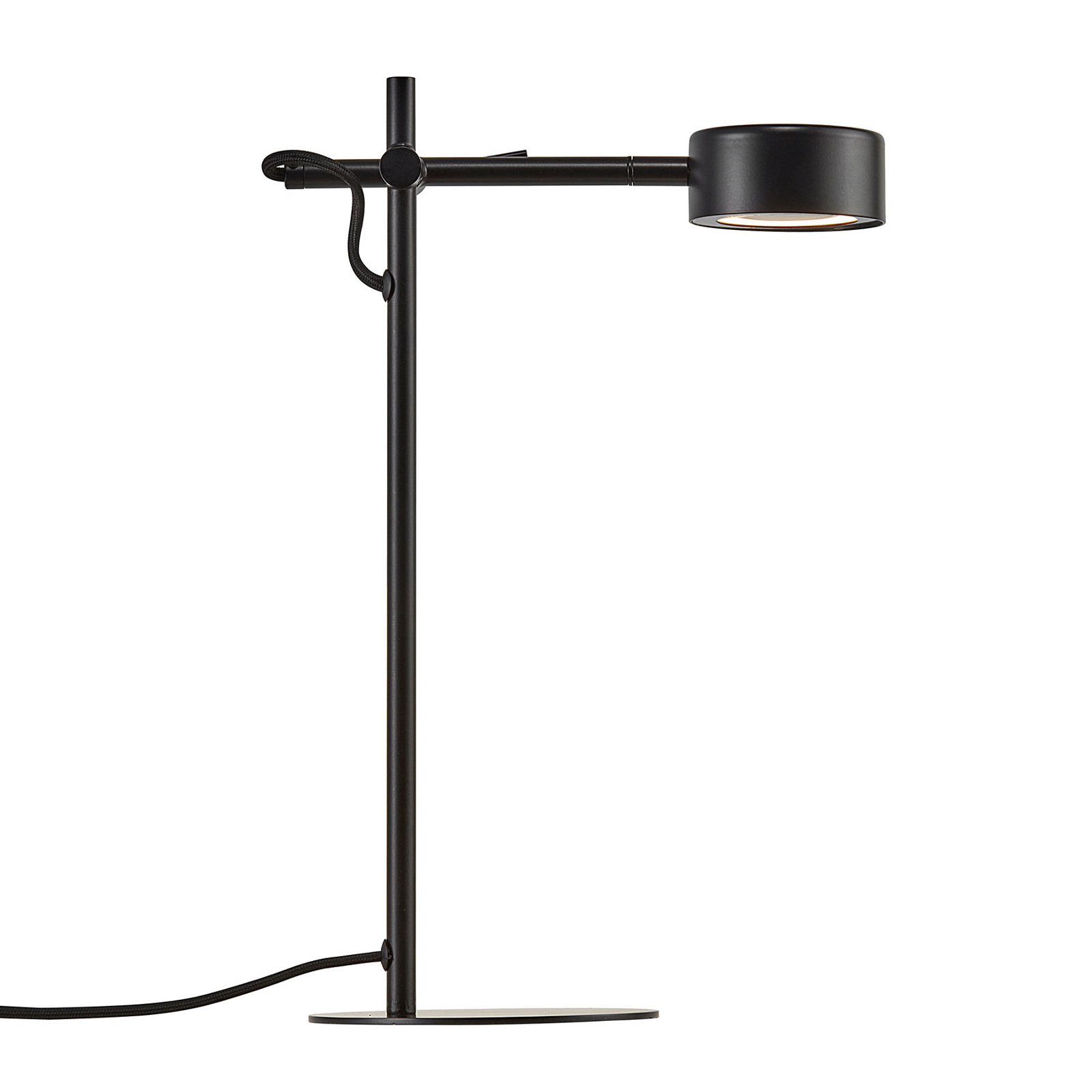 LED stolní lampa Clyde, integrovaný stmívač