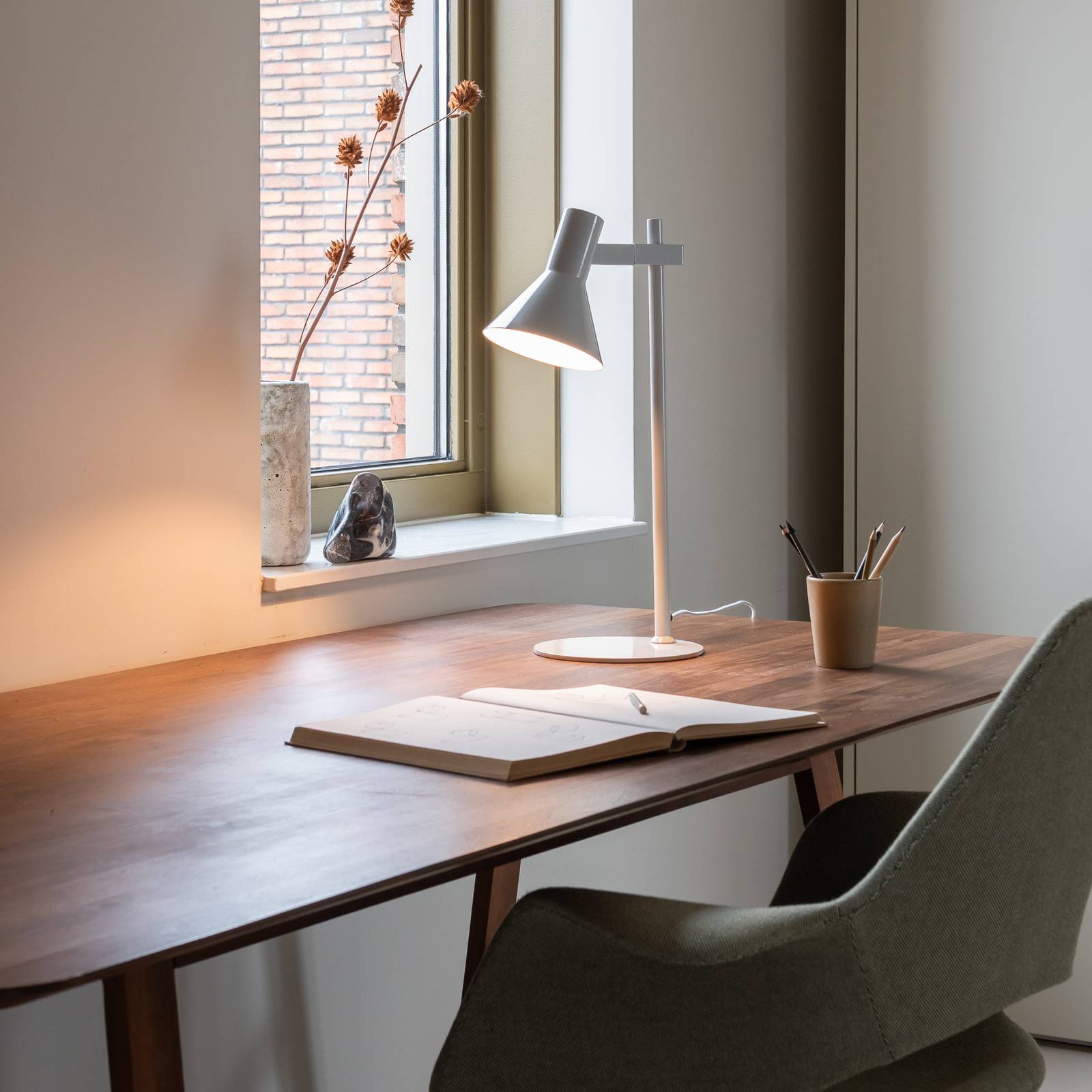 IT'S ABOUT ROMI Tischlampe Stavanger, hellgrau, Höhe 51 cm günstig online kaufen