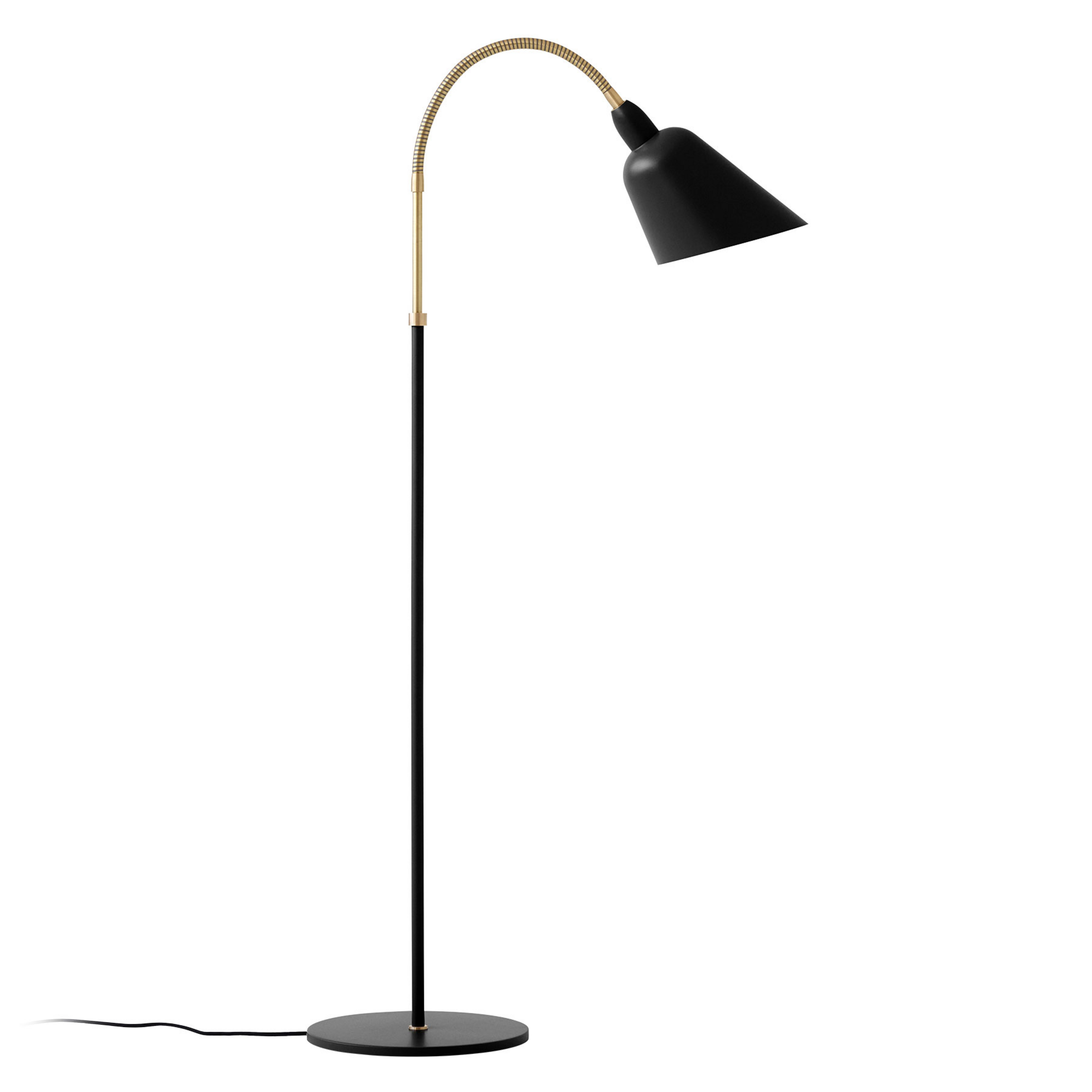 Bellevue AJ7 vloerlamp zwart/messing - &Tradition