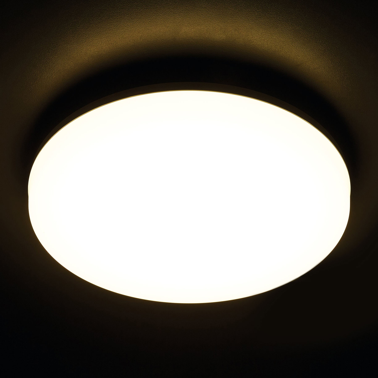 LED-taklampe Pronto, rund, Ø 28 cm