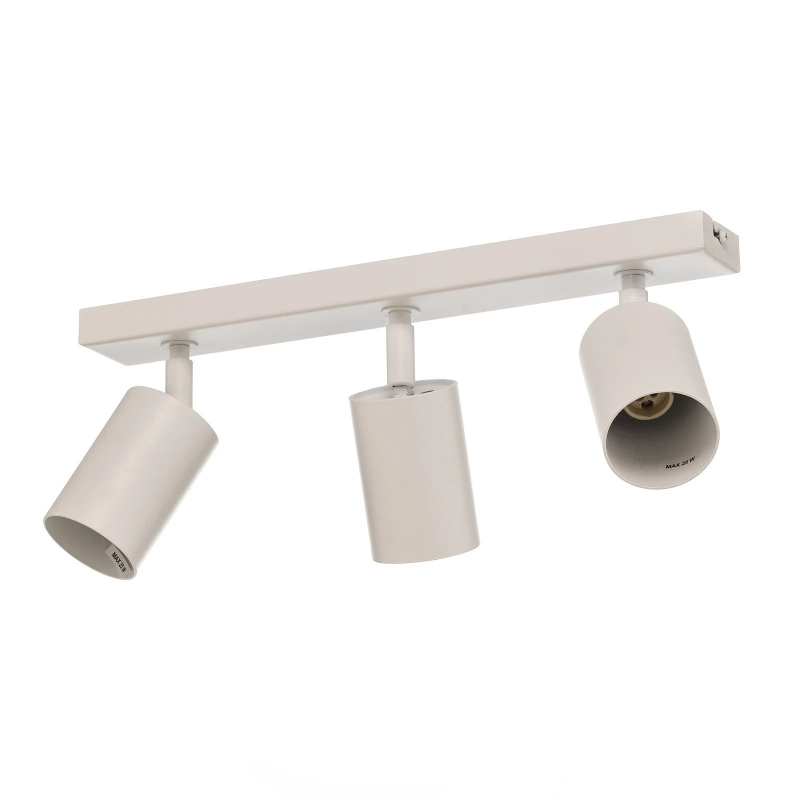 Spot de teto Zoom, 3 lâmpadas, branco, metal, GU10