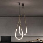 Karman Leda suspension LED 100x300 cm IP20 bronze