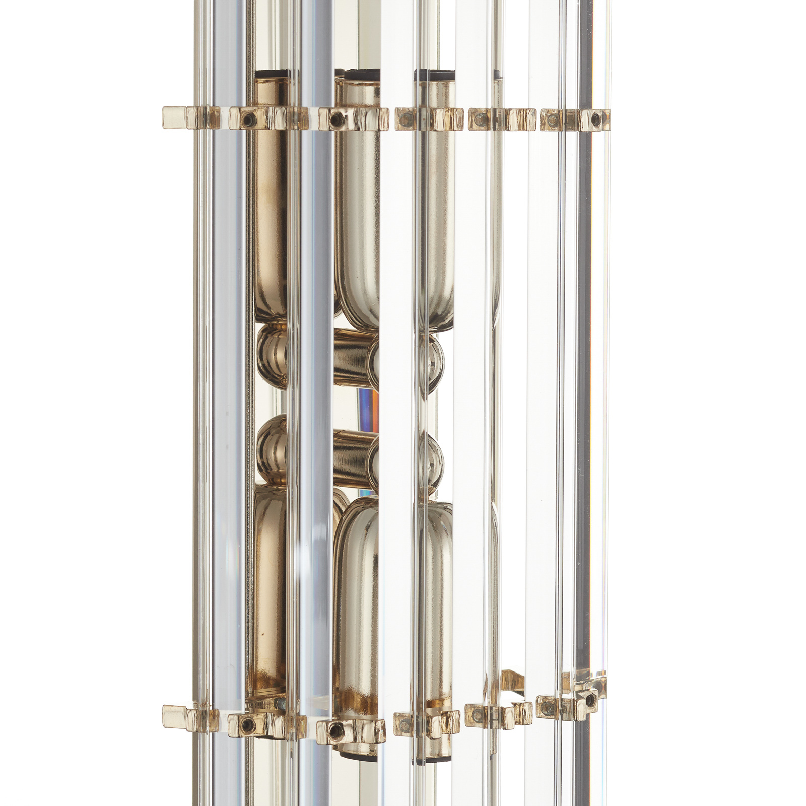 AUSTROLUX BY Kolarz Ontario wall light, height 41 cm, gold, for Living / Dining Room, metal, crystal, E14, 40 W, energy efficiency: A++, W: 9.5 cm, H: 41 cm