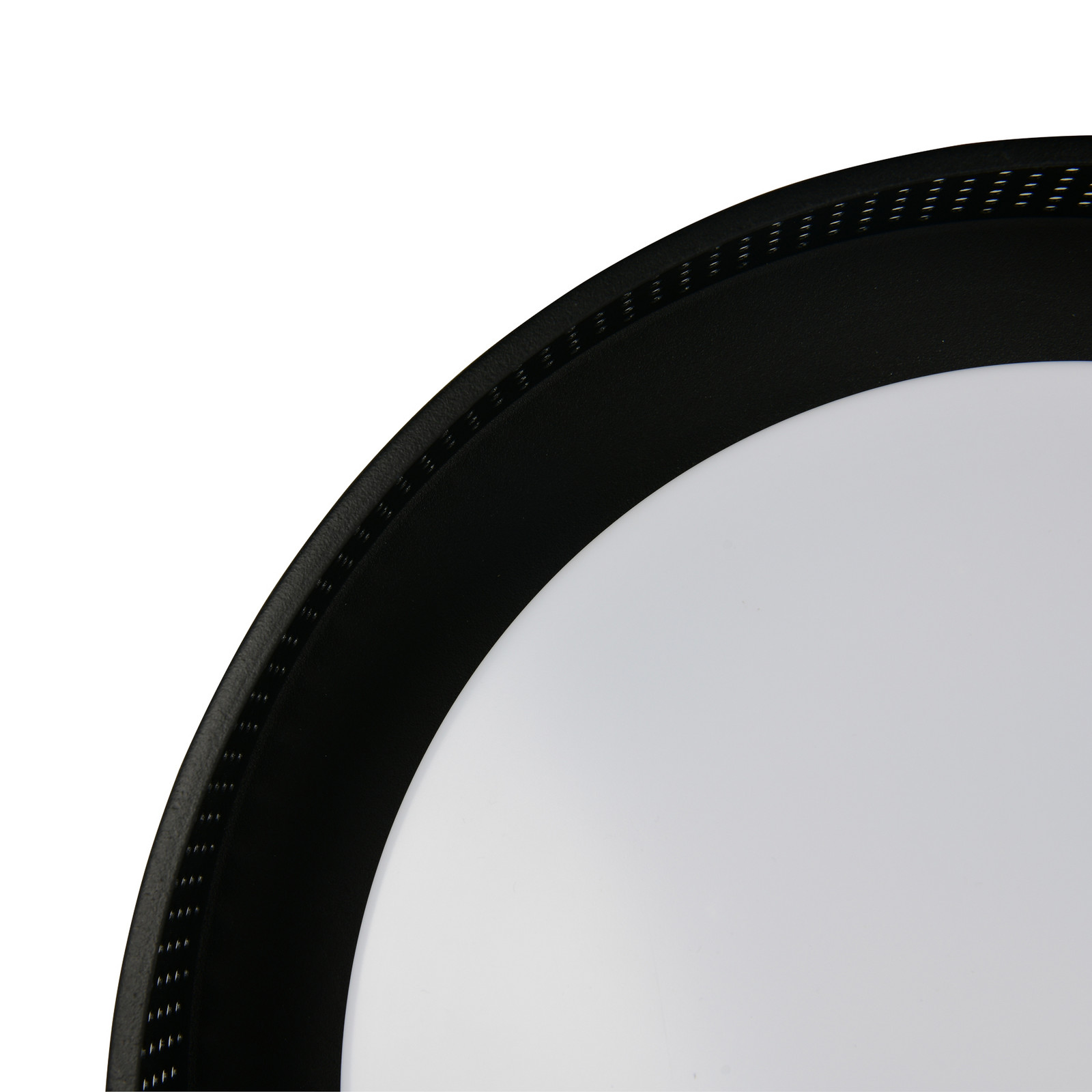 Trio Lighting LED таванна лампа „Filippo“, матово черно, Ø 33 см, метал, CCT, IP44