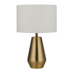 Tischleuchte Laynie, Metall/Textil, 24 cm, E14