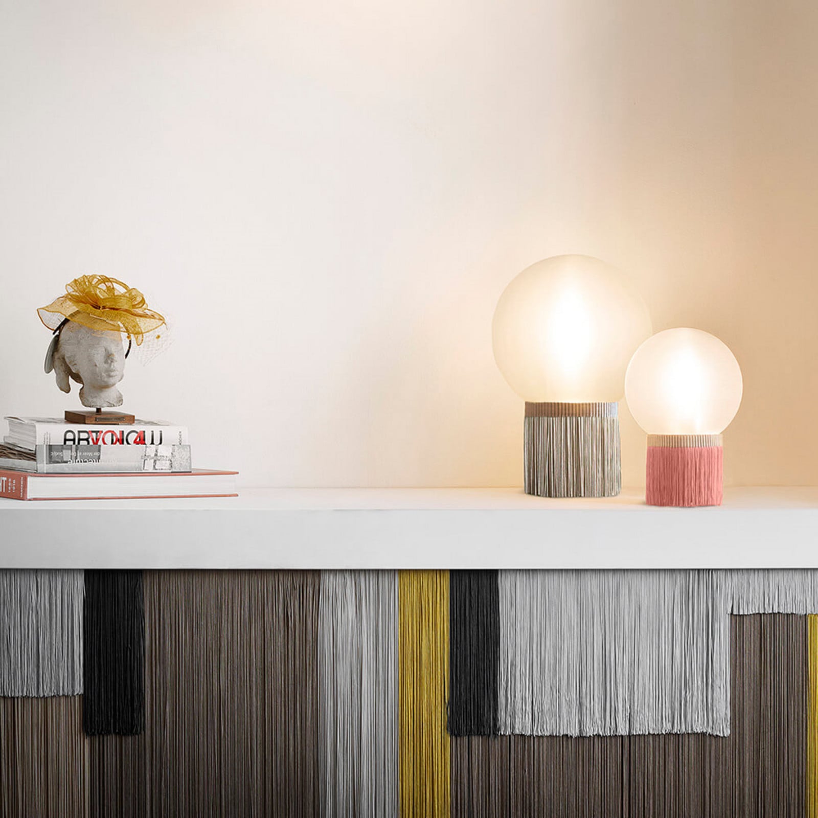 Atmosfera Bordlampe Medium Anthracite Slamp - Stue - Plastik