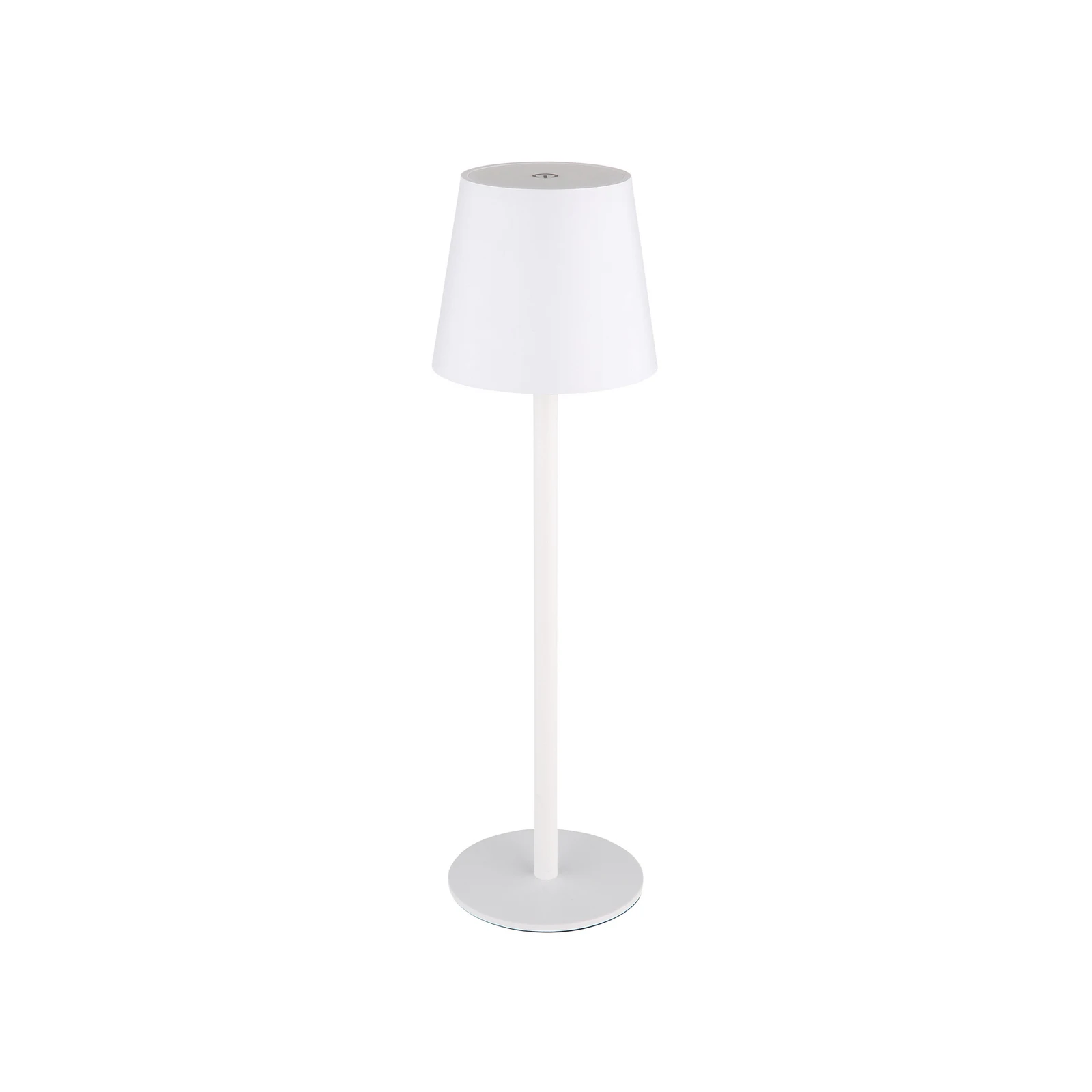 LED tafellamp op accu Vannie, wit, hoogte 36 cm, IP44