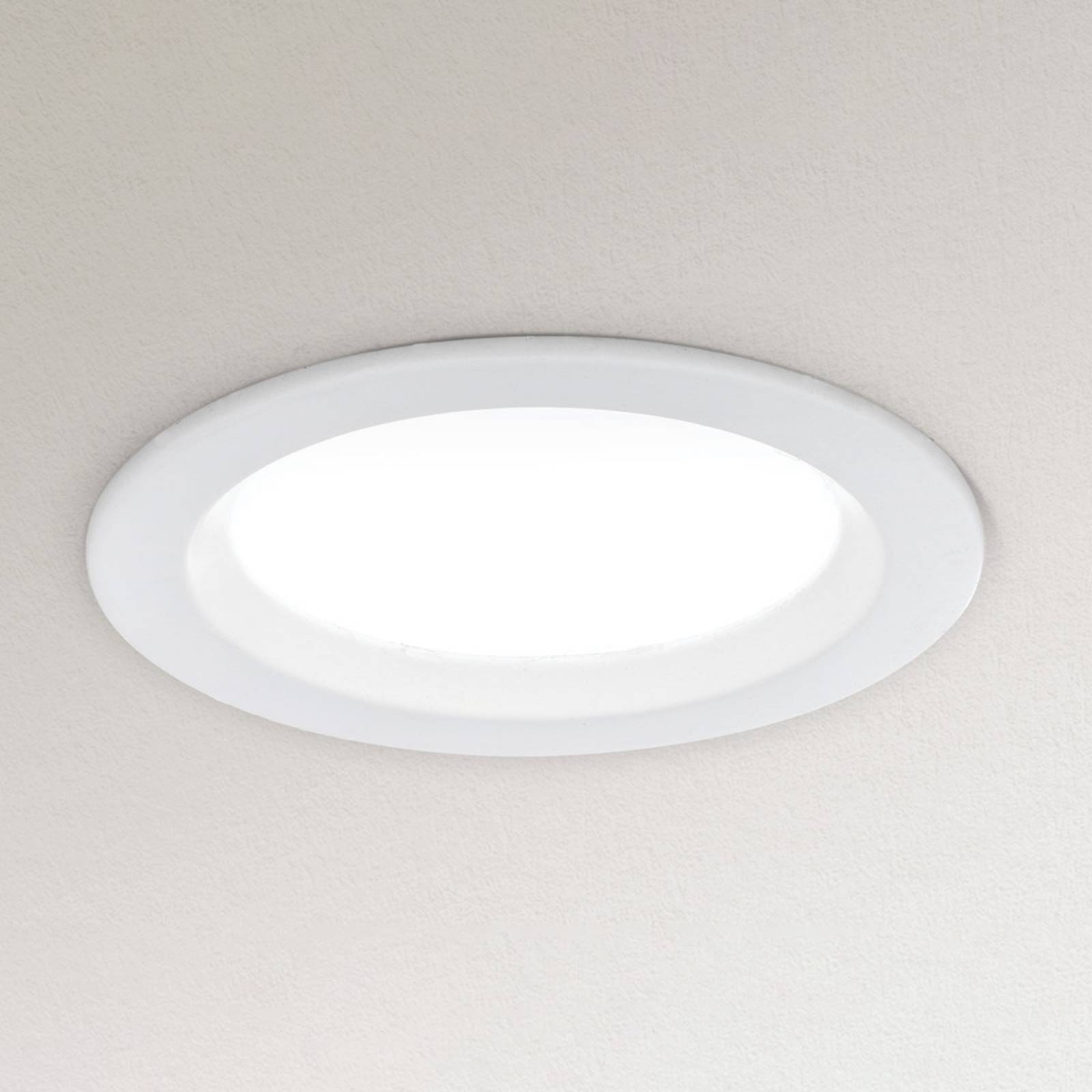E-shop Stmievateľné LED svietidlo Spock Ø 9 cm biele