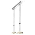 OLIGO Glance LED pendant lamp 2-bulb cashmere