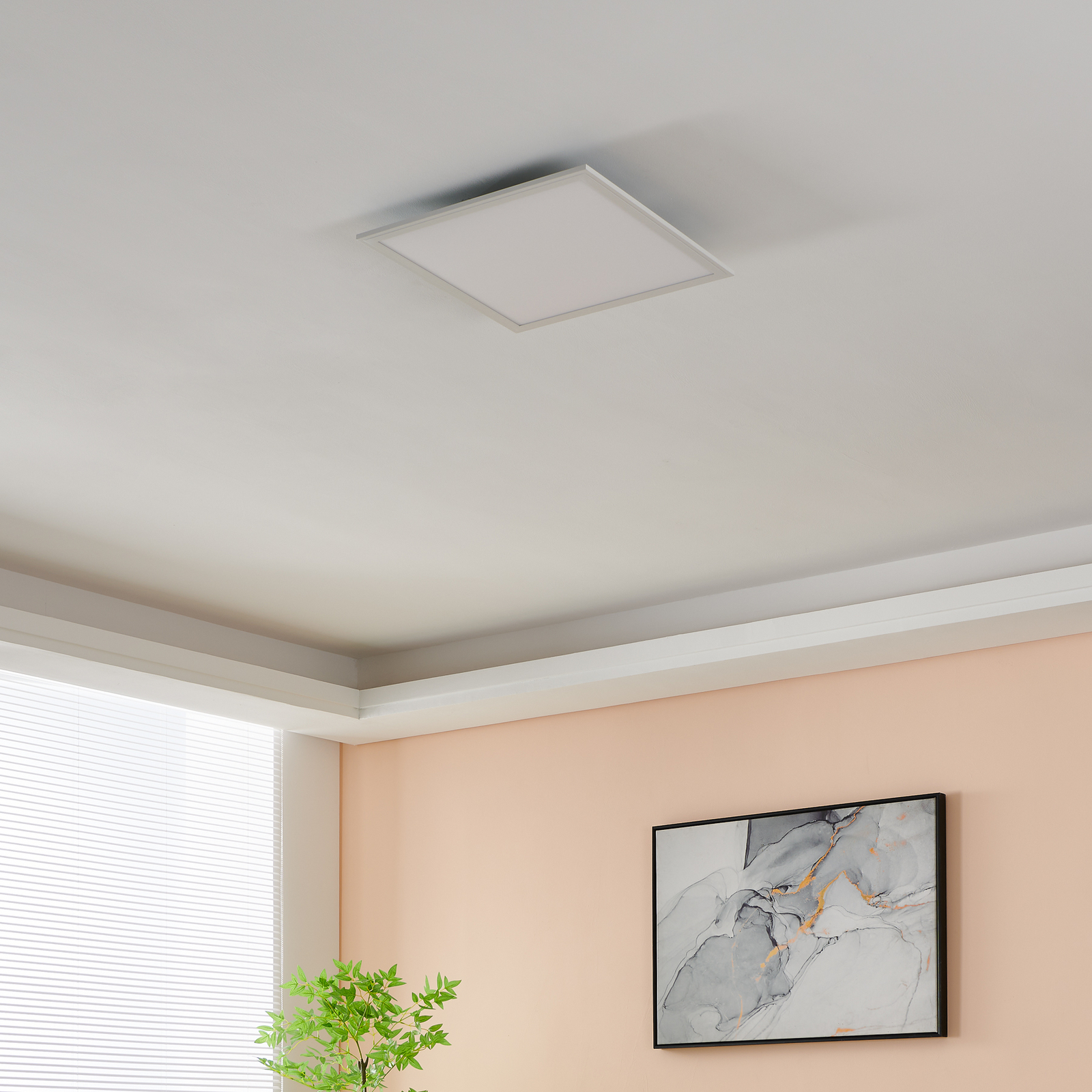 EGLO connect CCT loftslampe 45x45cm hvid