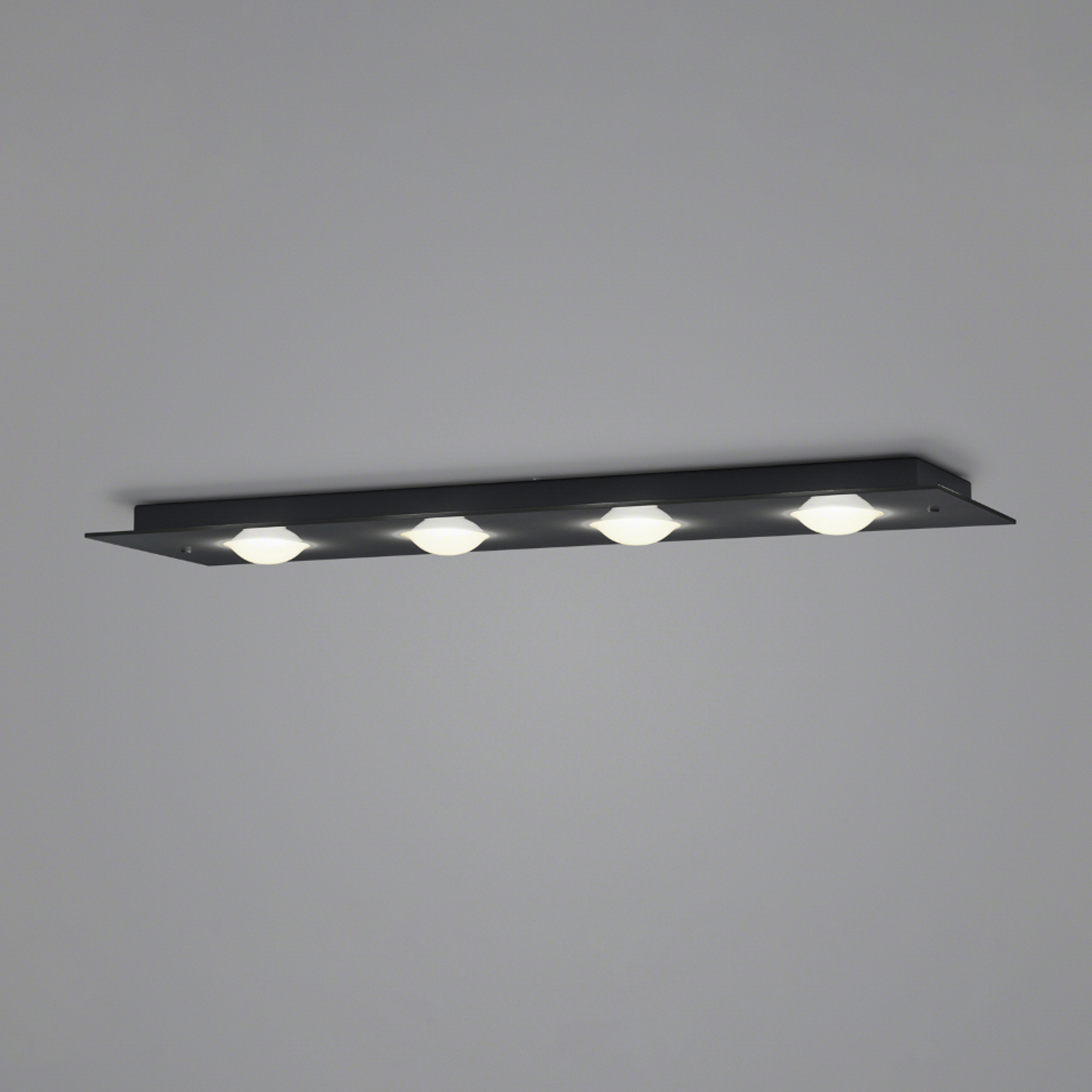 Helestra Nomi plafonieră LED 75x21 cm dim negru