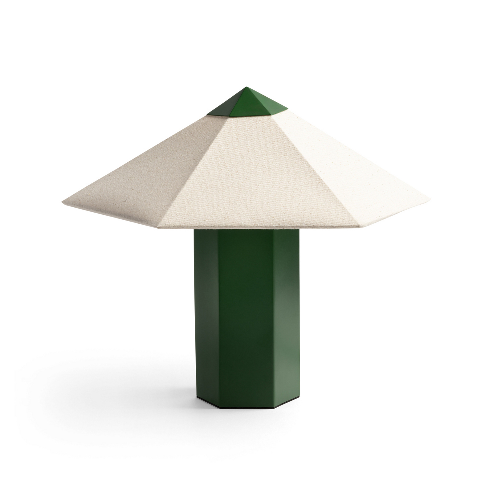 Phira asztali lámpa, zöld, fém, magasság 33,5 cm – &Klevering