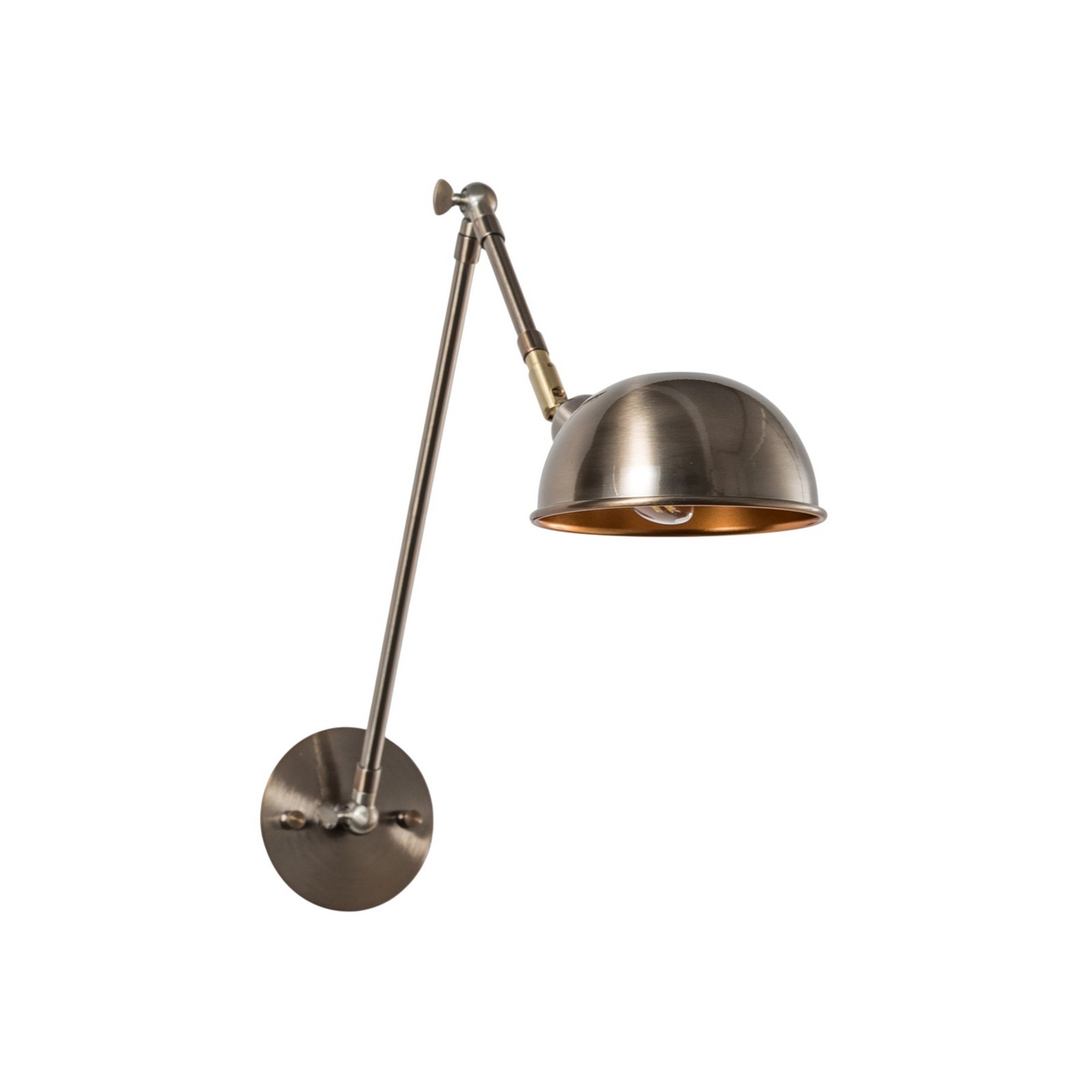 Applique Sivani 6239, ottone anticato, regolabile, E27