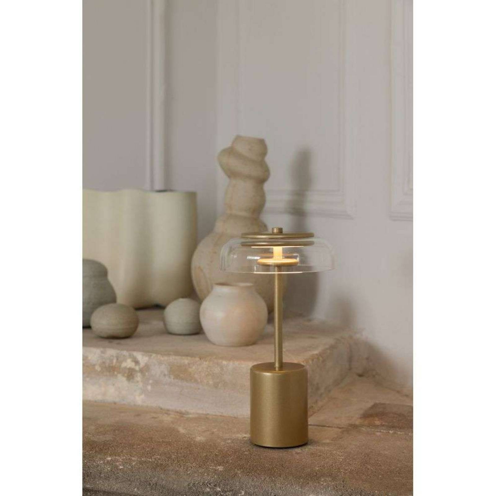 Lampa stołowa Nuura LED z akumulatorem Blossi, wysokość 26 cm, kolor